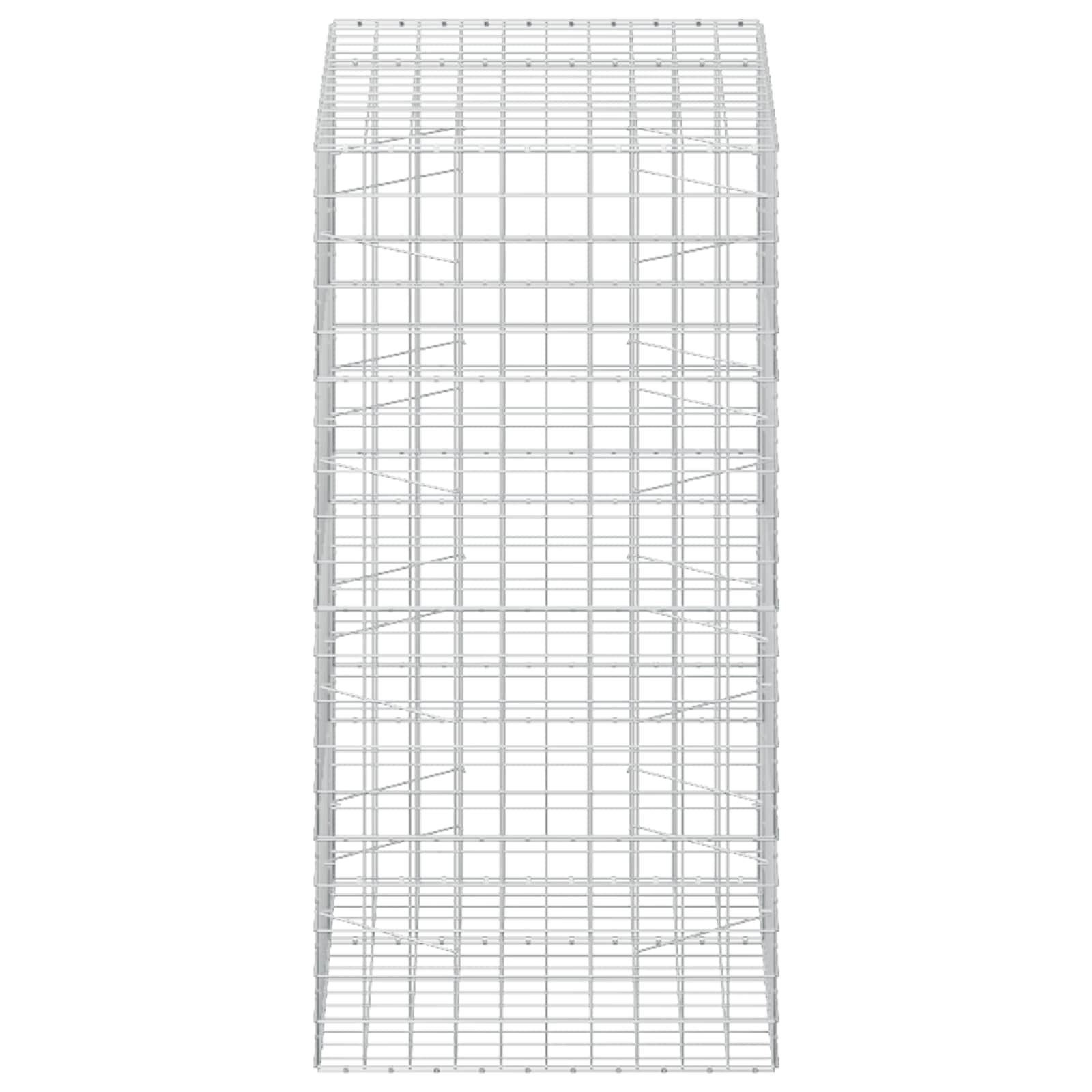 Gabion z žico 3,5 mm in mrežo 10x10 cm 150x100x200 cm