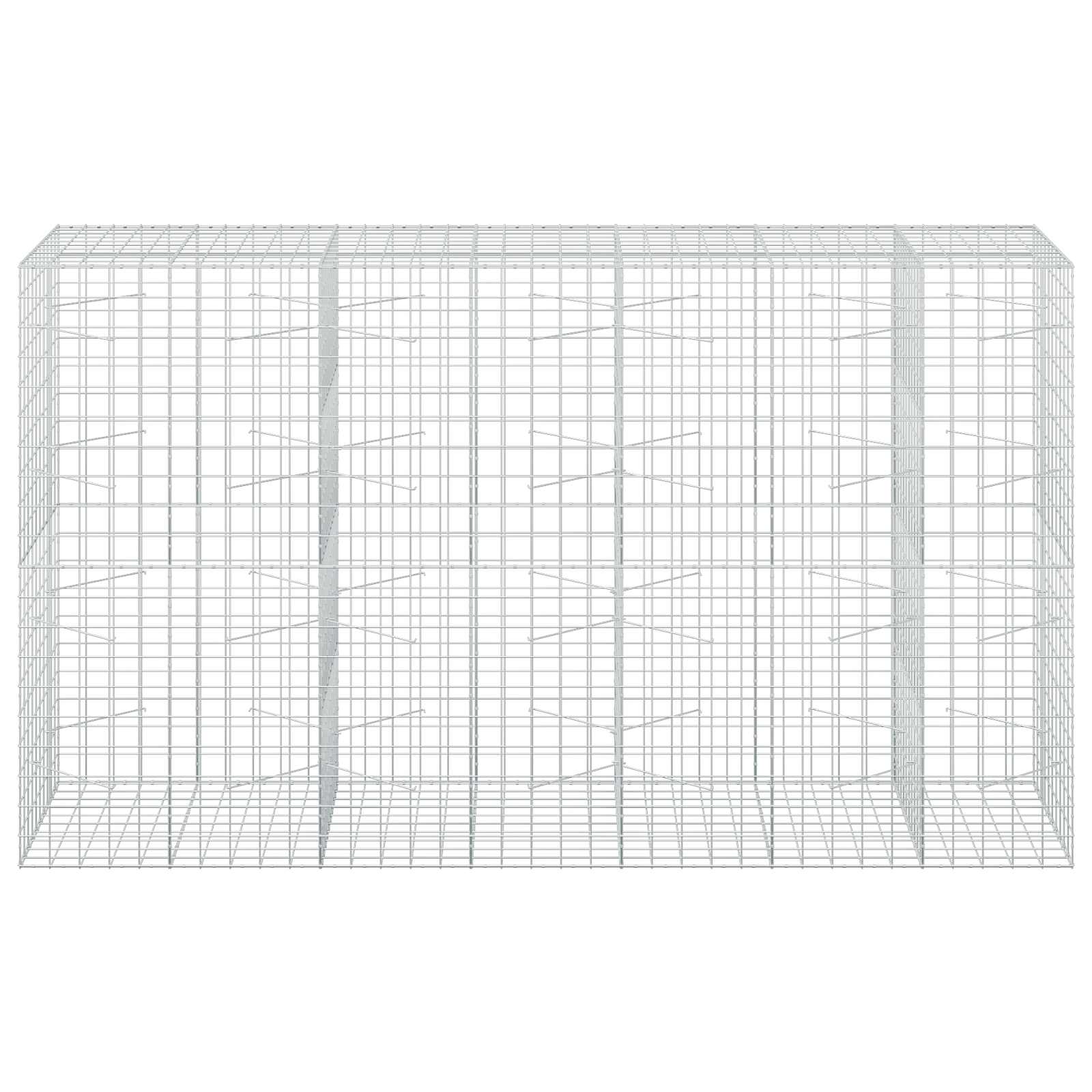 Gabion z žico 3,5 mm in mrežo 10x10 cm 350x100x200 cm
