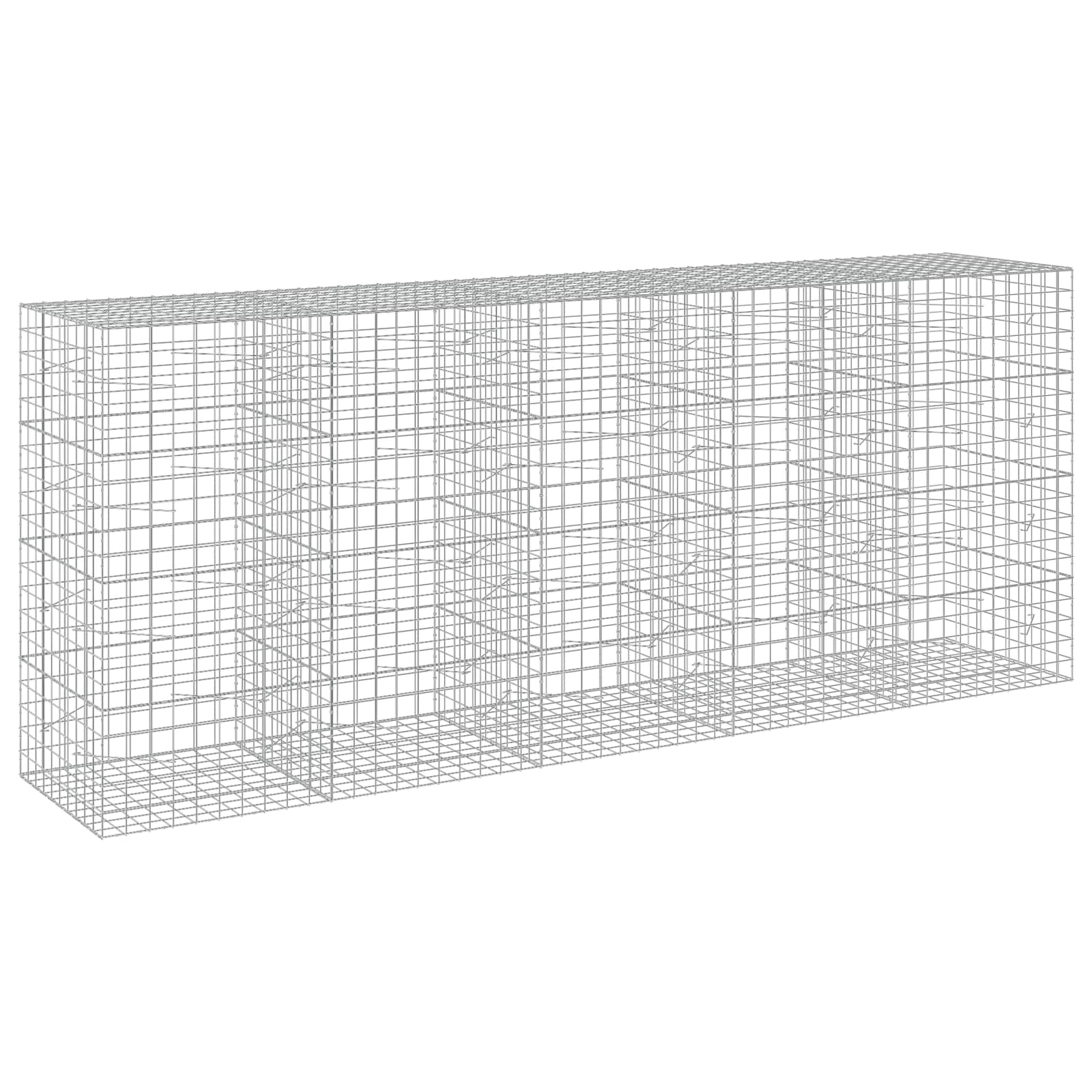 Gabion z žico 3,5 mm in mrežo 10x10 cm 500x100x200 cm