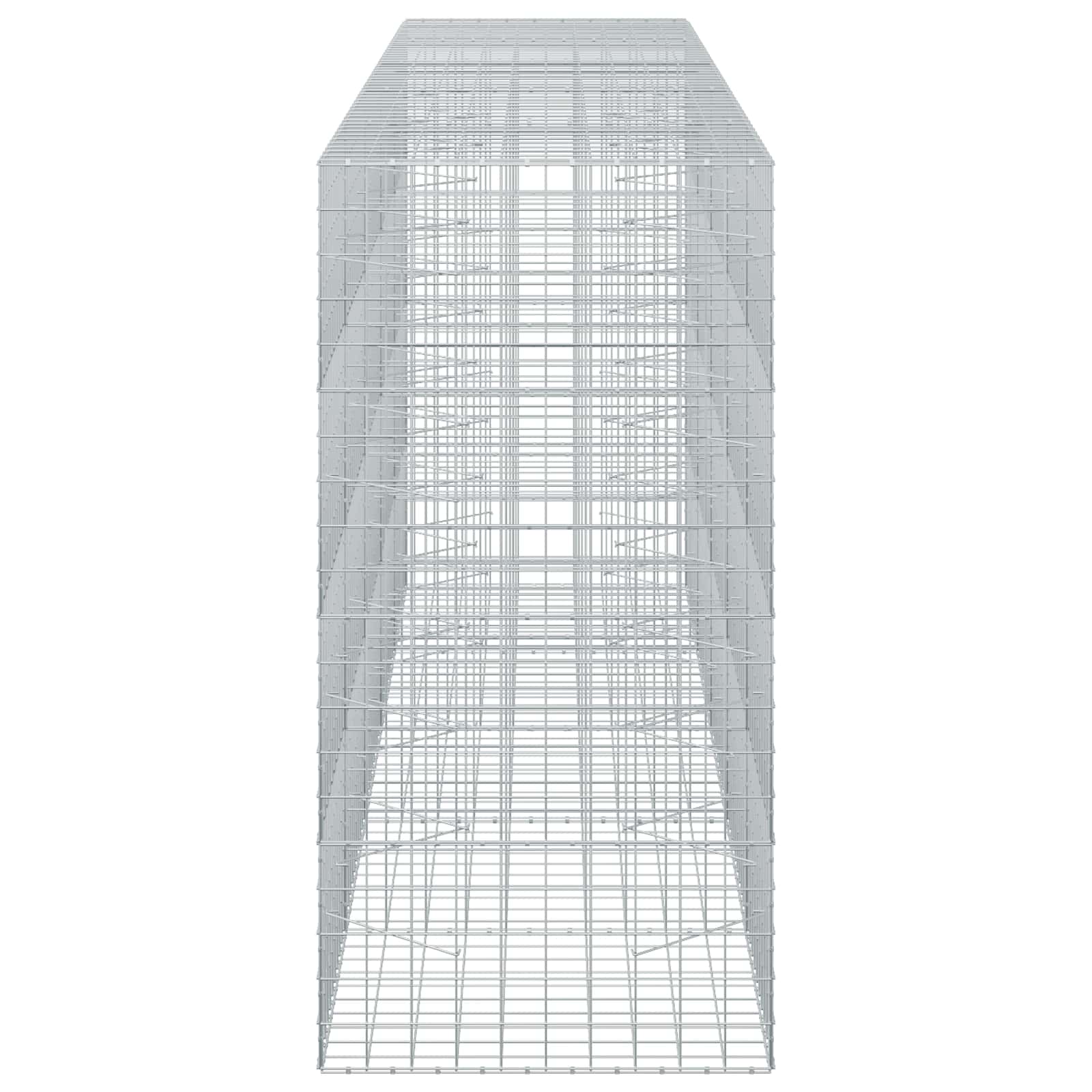 Gabion z žico 3,5 mm in mrežo 10x10 cm 500x100x200 cm