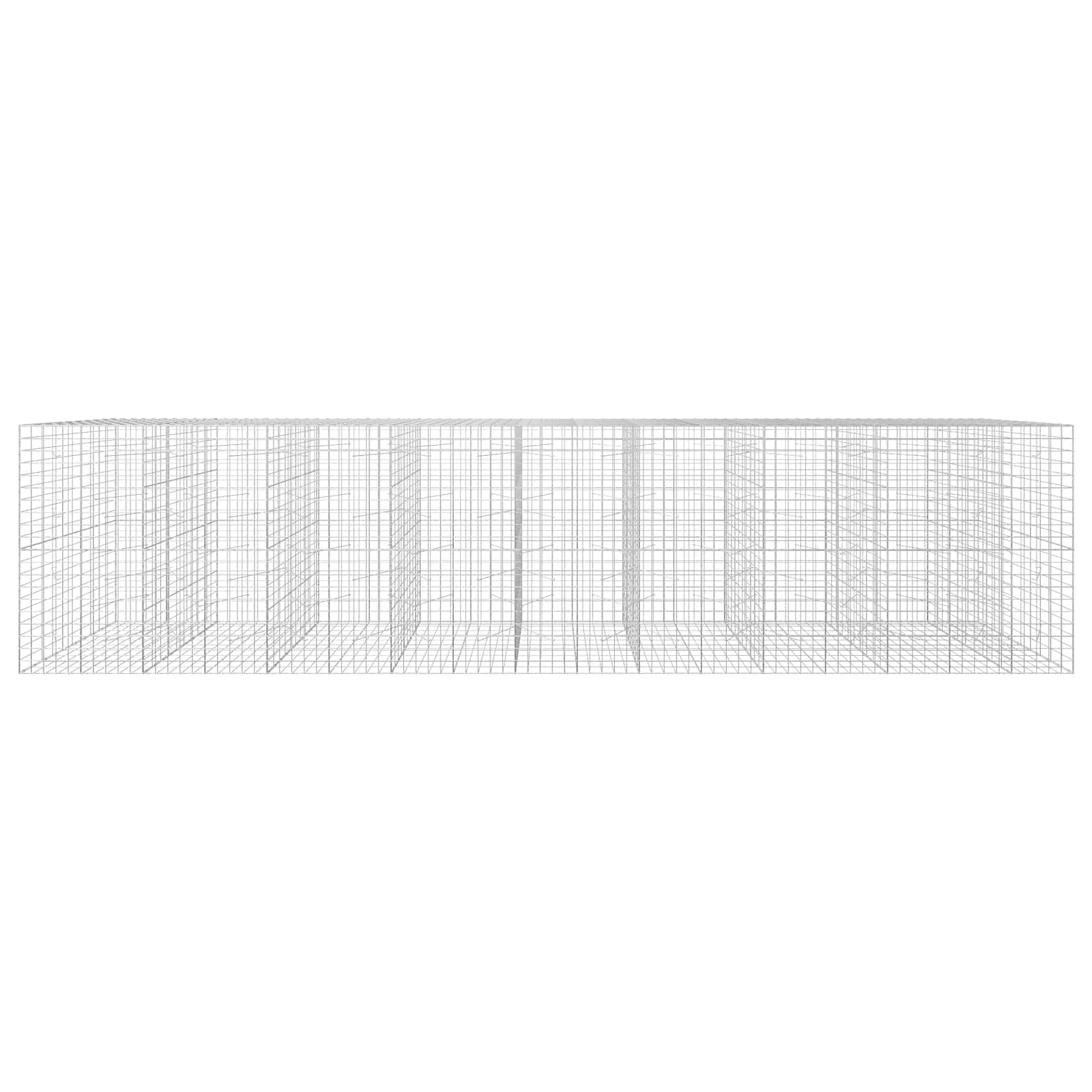 Gabion z žico 3,5 mm in mrežo 10x10 cm 850x100x200 cm