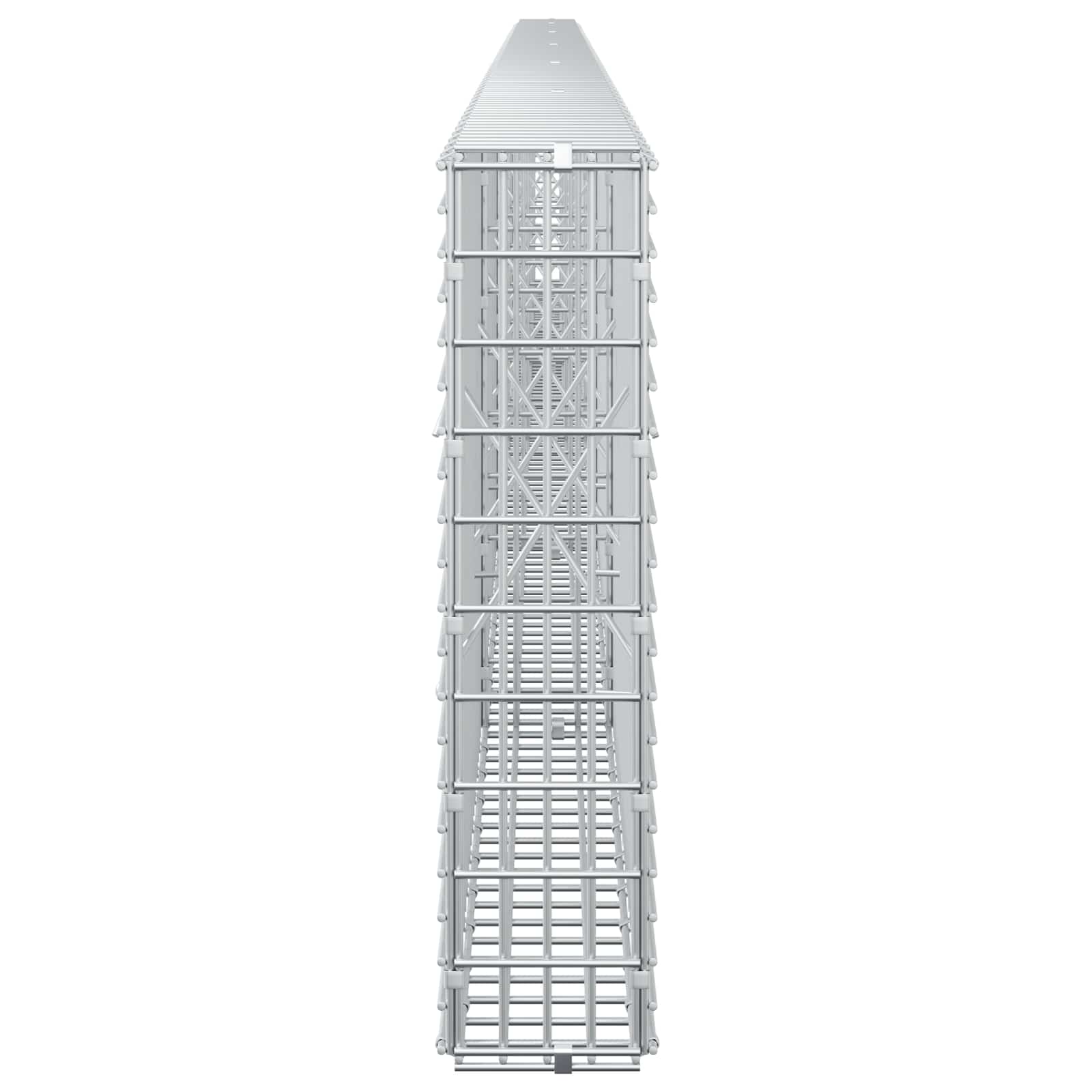 Γκαμπιόν με σύρμα 5 mm και πλέγμα 5x2,5 cm 550x10x50 εκ - Image 4