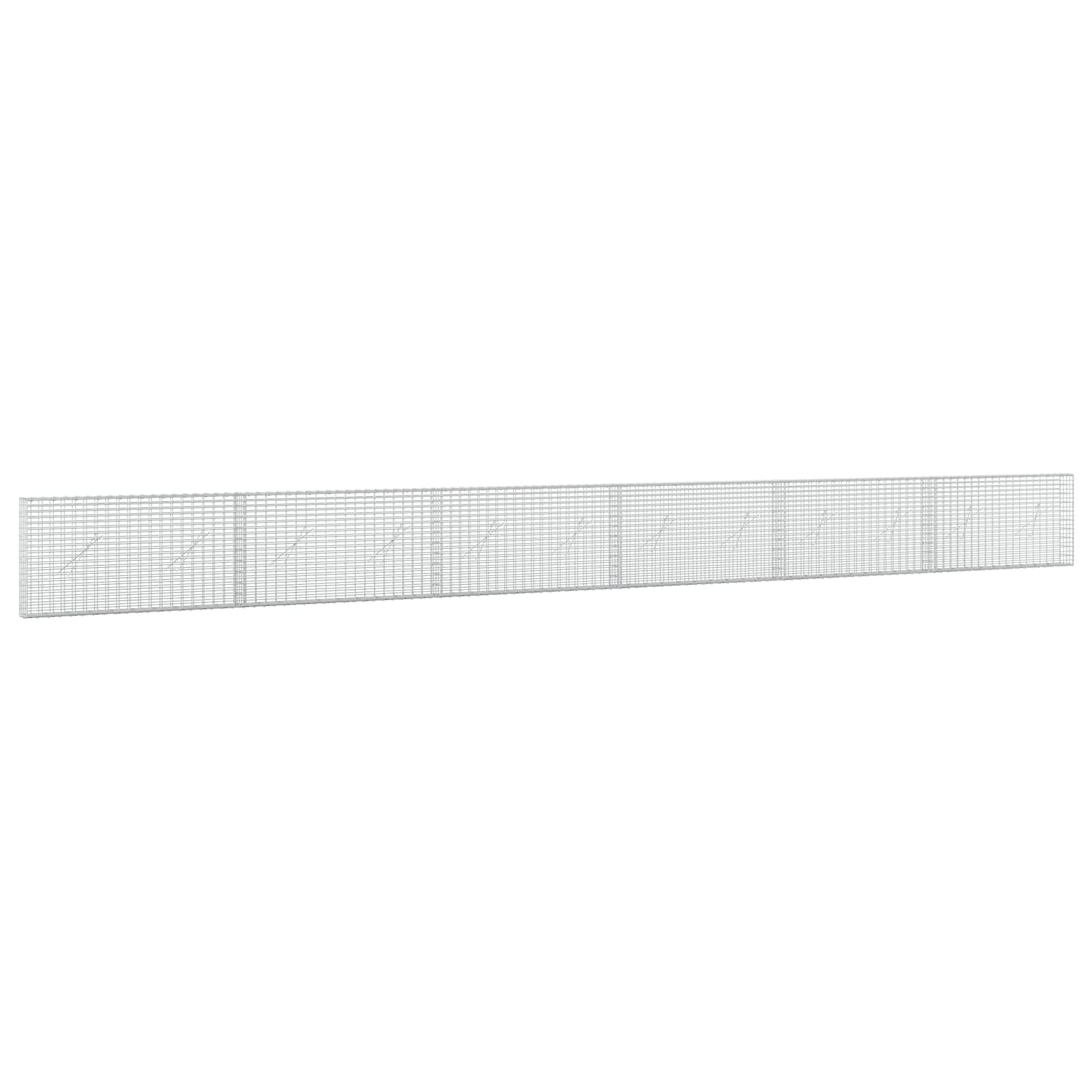 Γκαμπιόν με σύρμα 5 mm και πλέγμα 5x2,5 cm 600x10x50 εκ - Image 2