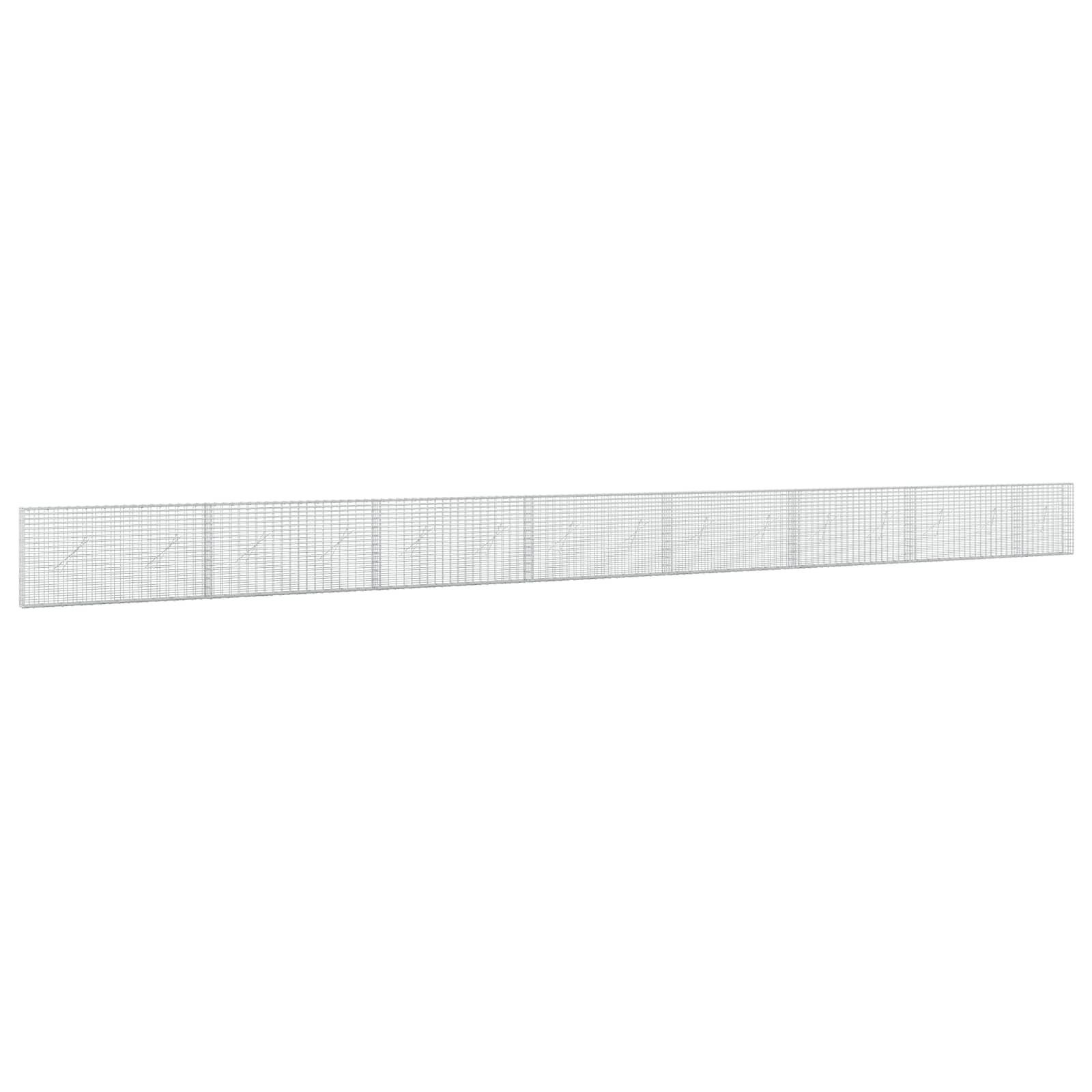 Γκαμπιόν με σύρμα 5 mm και πλέγμα 5x2,5 cm 750x10x50 εκ. - Image 2