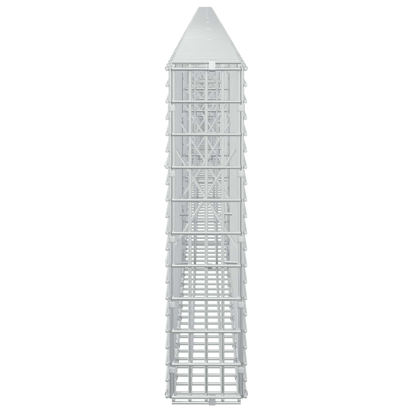 Γκαμπιόν με σύρμα 5 mm και πλέγμα 5x2,5 cm 950x10x50 εκ - Image 4