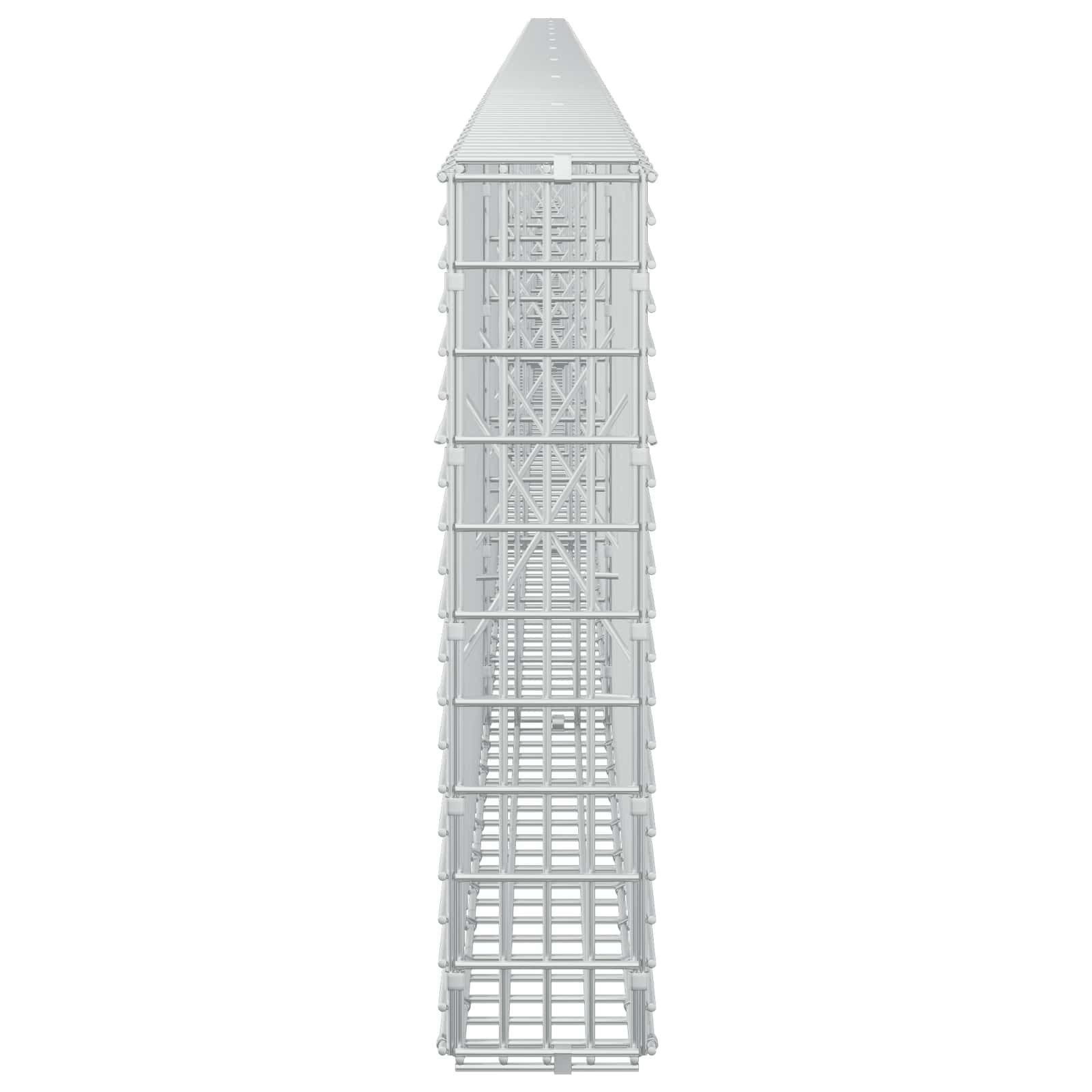 Γκαμπιόν με σύρμα 5 mm και πλέγμα 5x2,5 cm 1000x10x50 εκ - Image 4
