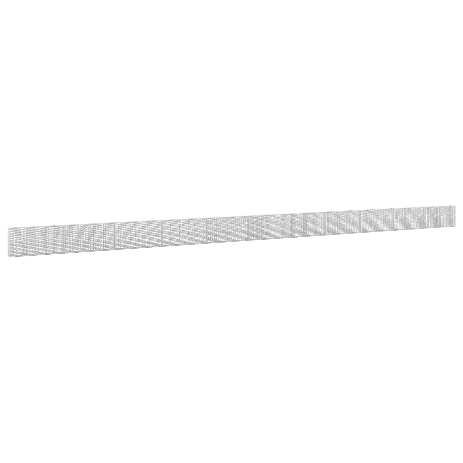 vidaXL Gabion s drátem 5 mm a síťkou 5x2,5 cm 1100x10x50 cm