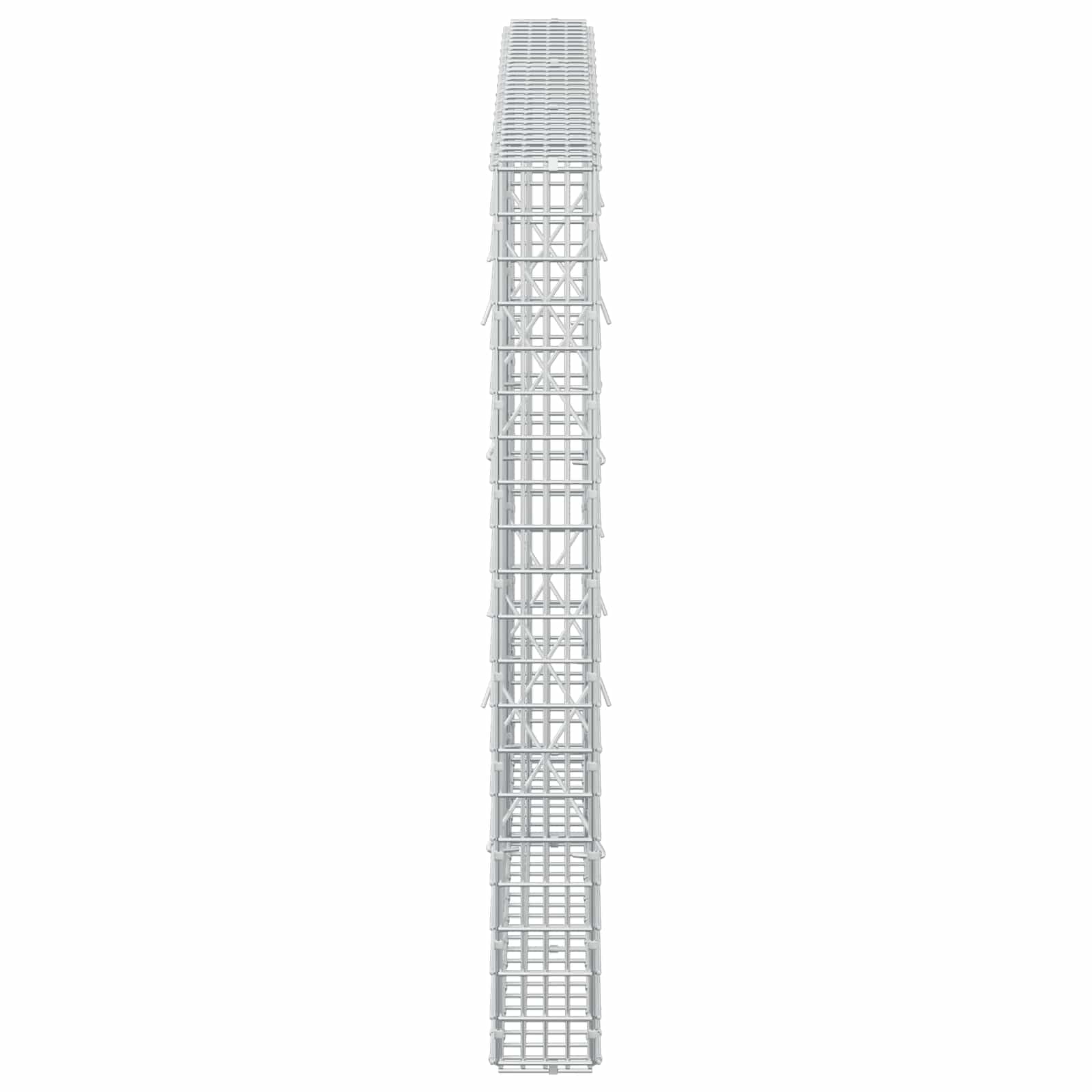 Γκαμπιόν με σύρμα 5 mm και πλέγμα 5x2,5 cm 150x10x100 εκ - Image 4