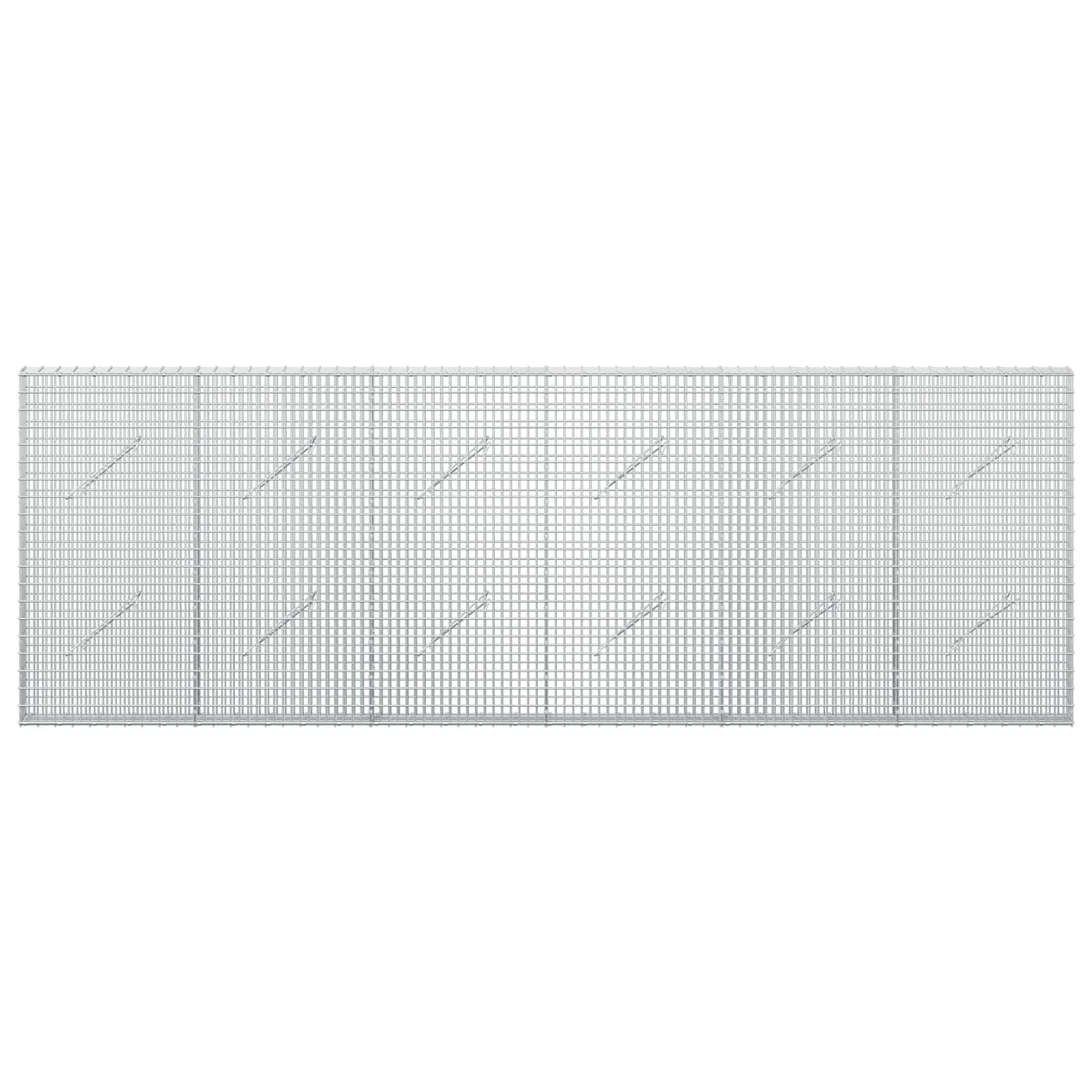 Γκαμπιόν με σύρμα 5 mm και πλέγμα 5x2,5 cm 300x10x100 εκ - Image 3