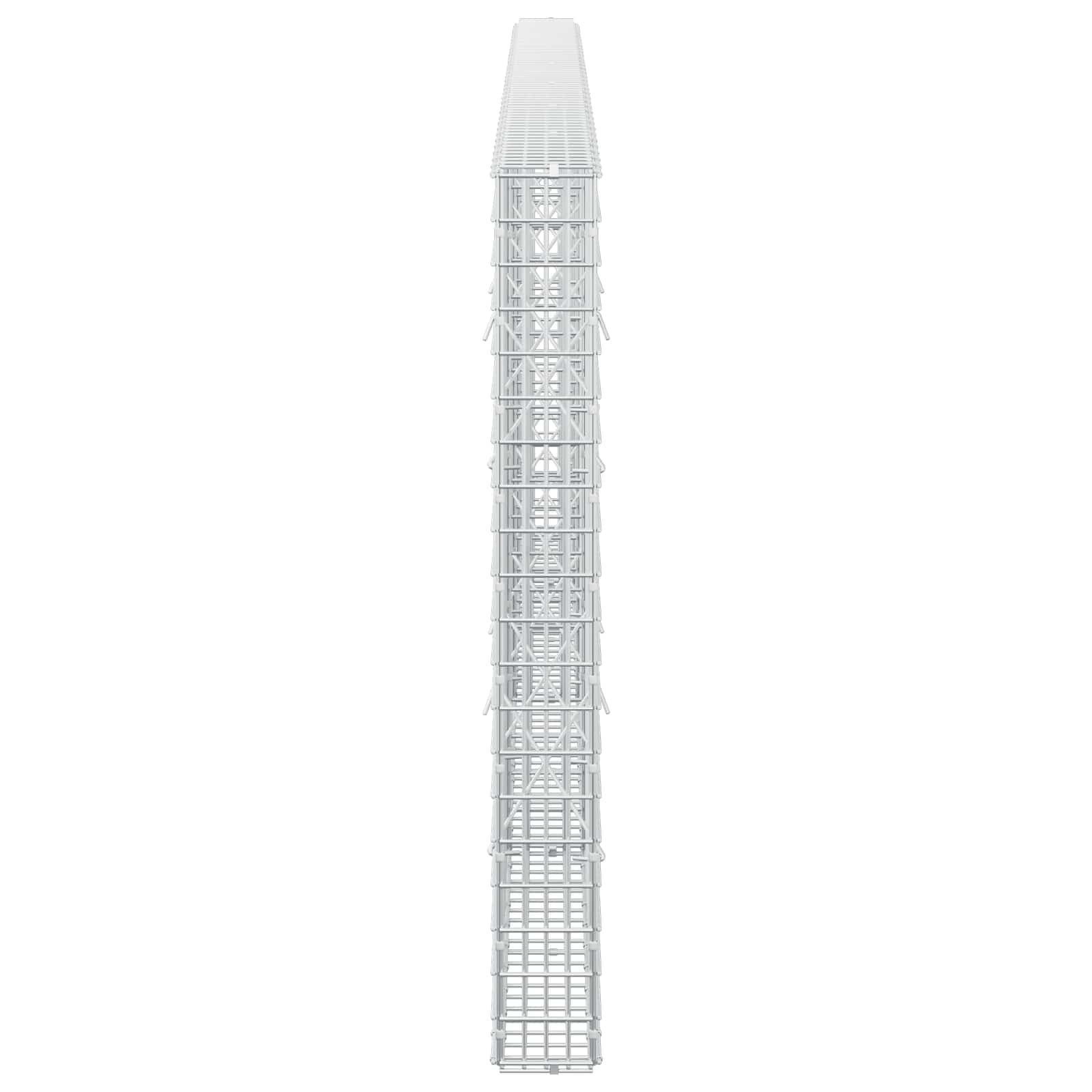 Γκαμπιόν με σύρμα 5 mm και πλέγμα 5x2,5 cm 350x10x100 εκ - Image 4