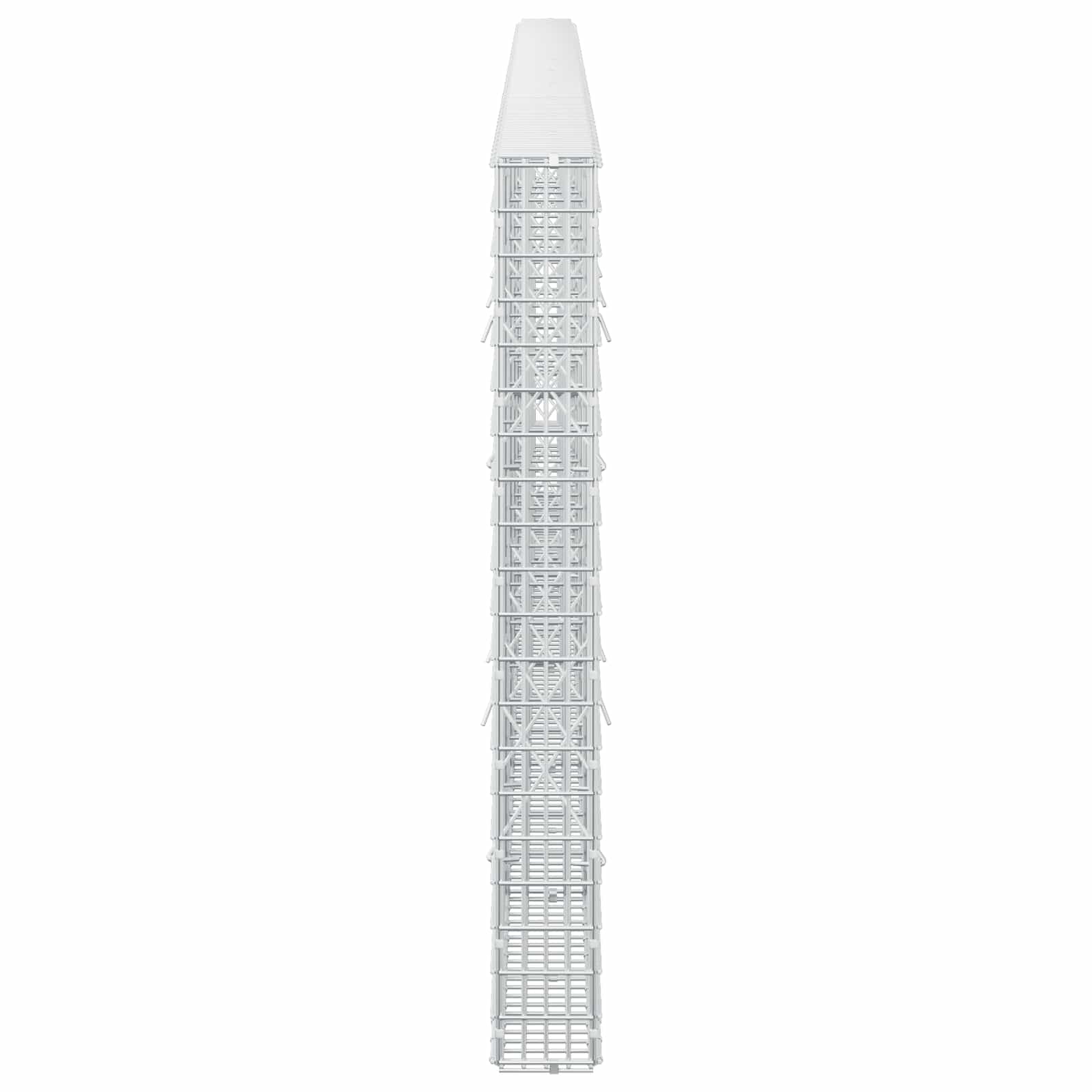 Γκαμπιόν με σύρμα 5 mm και πλέγμα 5x2,5 cm 550x10x100 εκ - Image 4