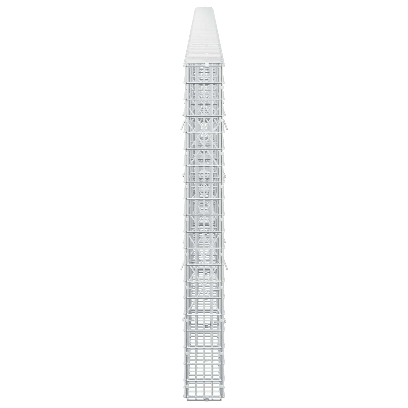 Γκαμπιόν με σύρμα 5 mm και πλέγμα 5x2,5 cm 650x10x100 εκ - Image 4