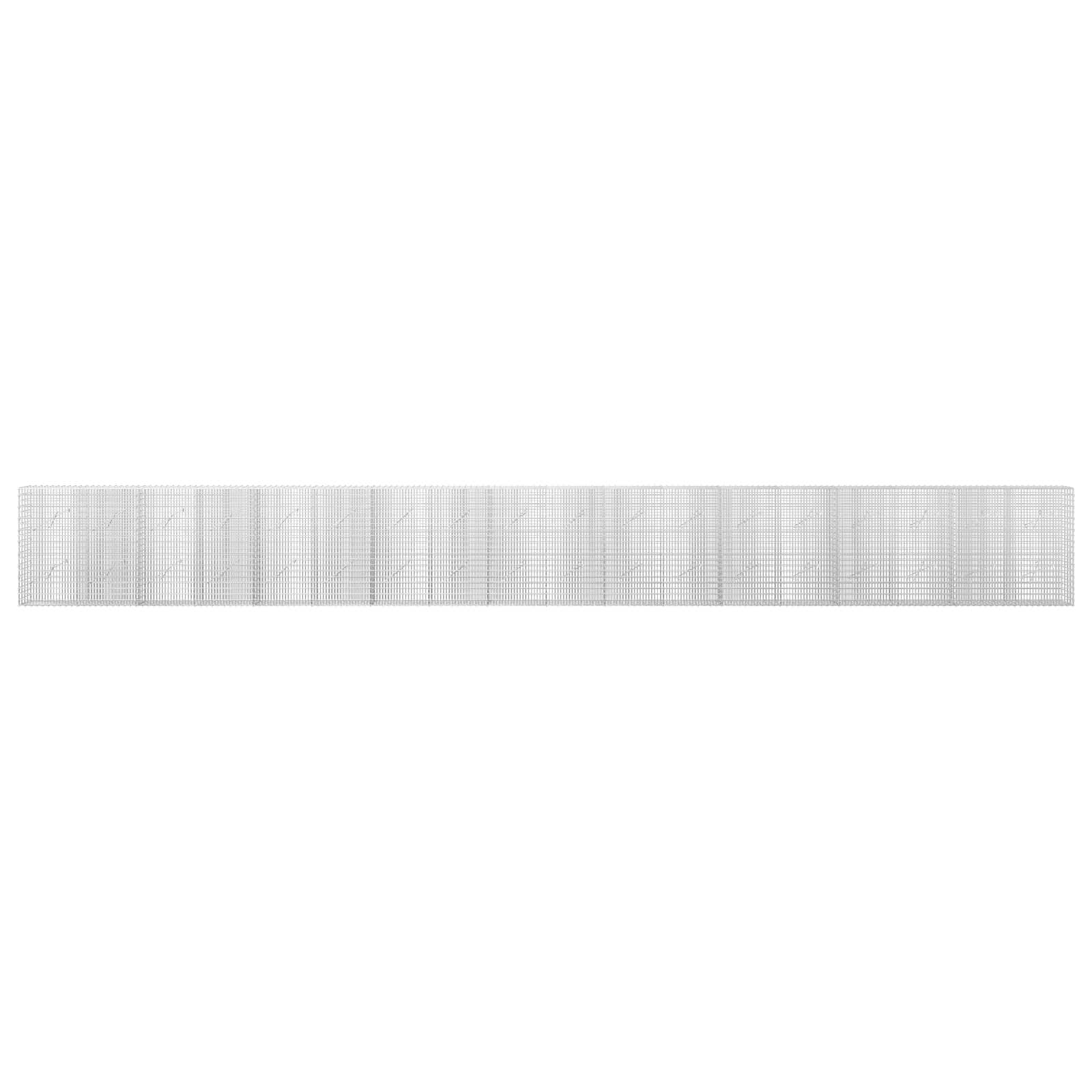 Γκαμπιόν με σύρμα 5 mm και πλέγμα 5x2,5 cm 900x10x100 εκ - Image 3