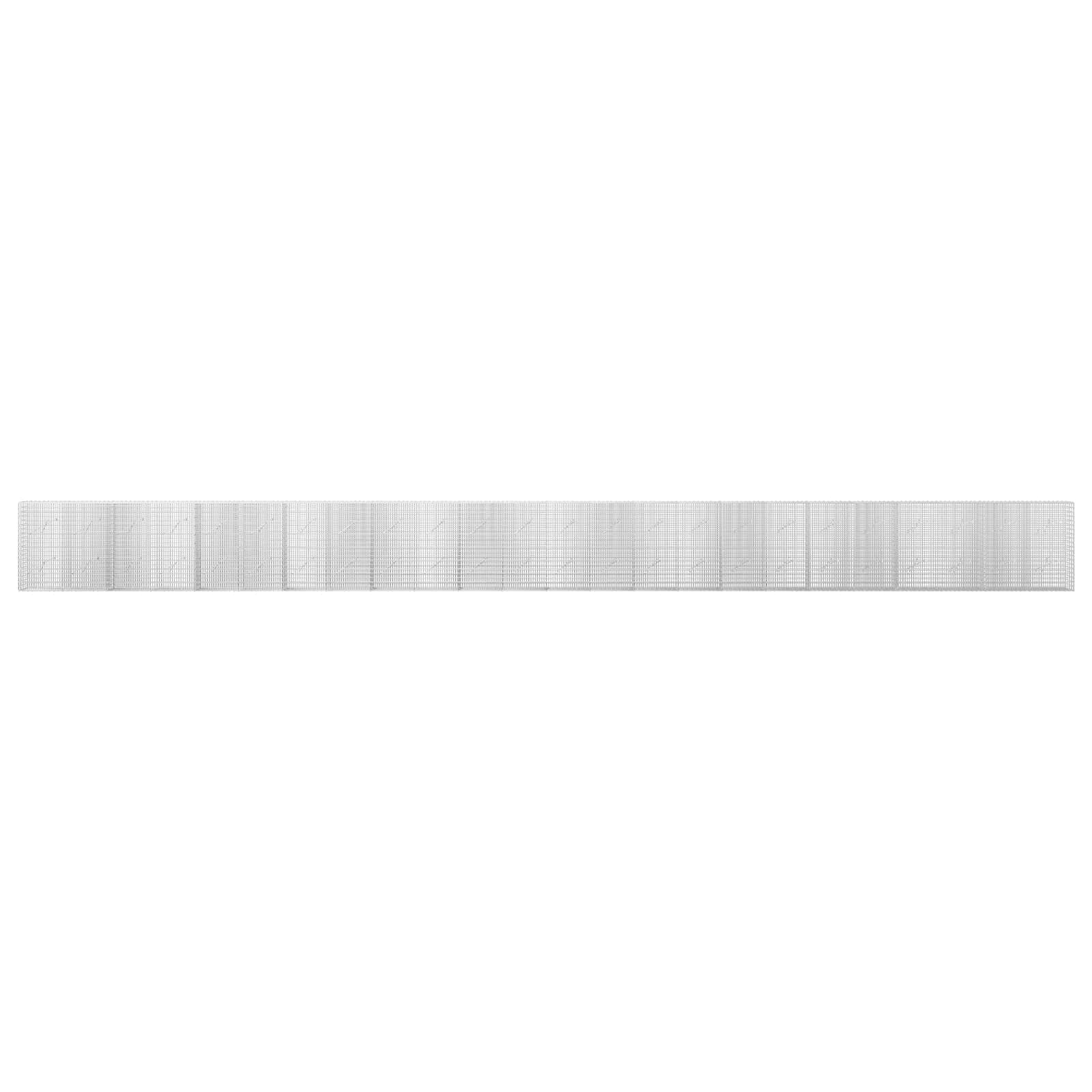Γκαμπιόν με σύρμα 5 mm και πλέγμα 5x2,5 cm 1200x10x100 εκ. - Image 3