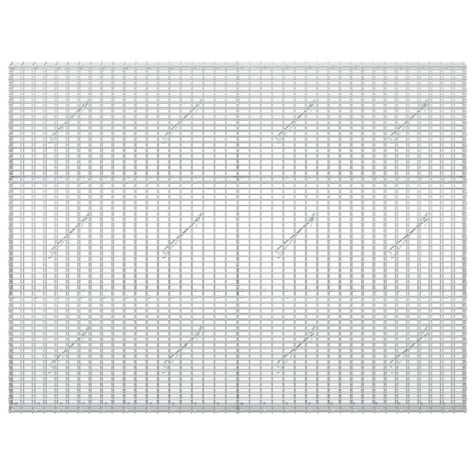 Γκαμπιόν με σύρμα 5 mm και πλέγμα 5x2,5 cm 200x10x150 εκ - Image 3