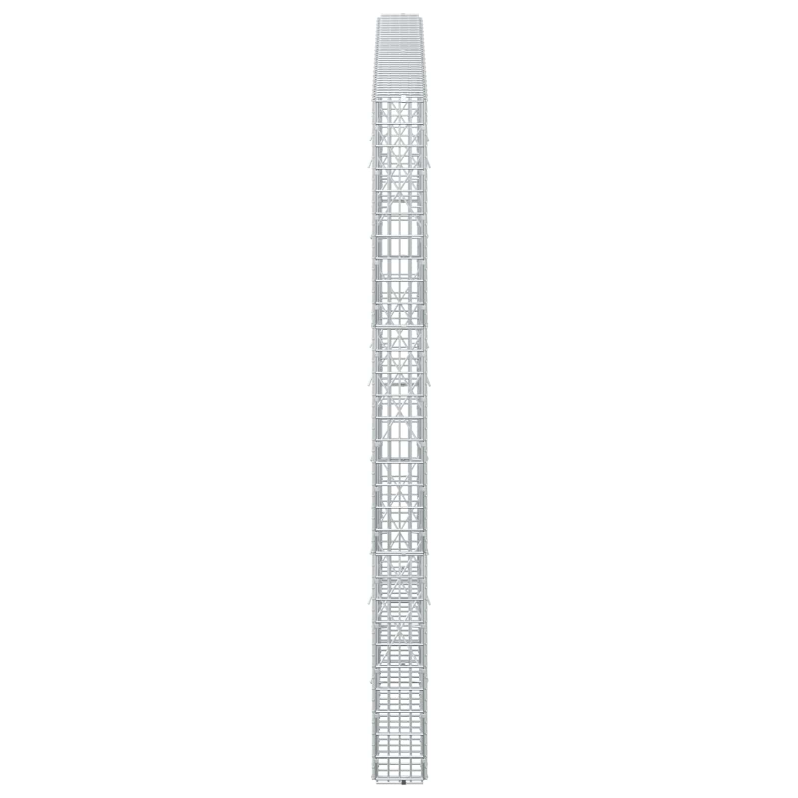 Γκαμπιόν με σύρμα 5 mm και πλέγμα 5x2,5 cm 200x10x150 εκ - Image 4