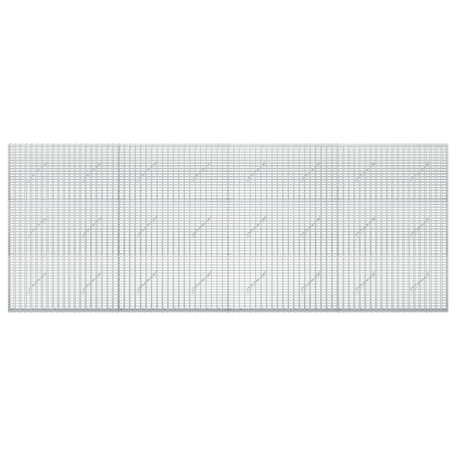 Γκαμπιόν με σύρμα 5 mm και πλέγμα 5x2,5 cm 400x10x150 εκ - Image 3