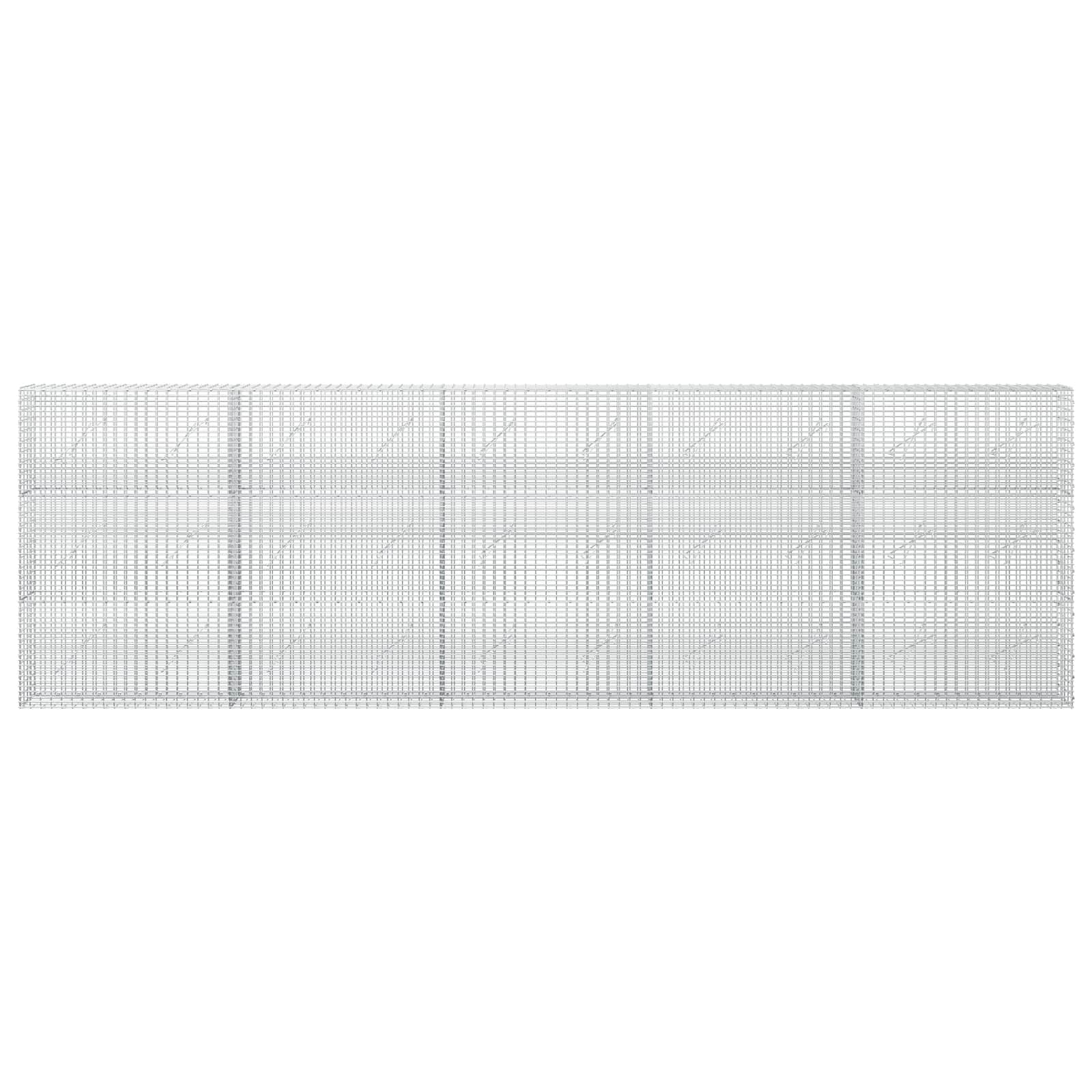 Γκαμπιόν με σύρμα 5 mm και πλέγμα 5x2,5 cm 500x10x150 εκ - Image 3