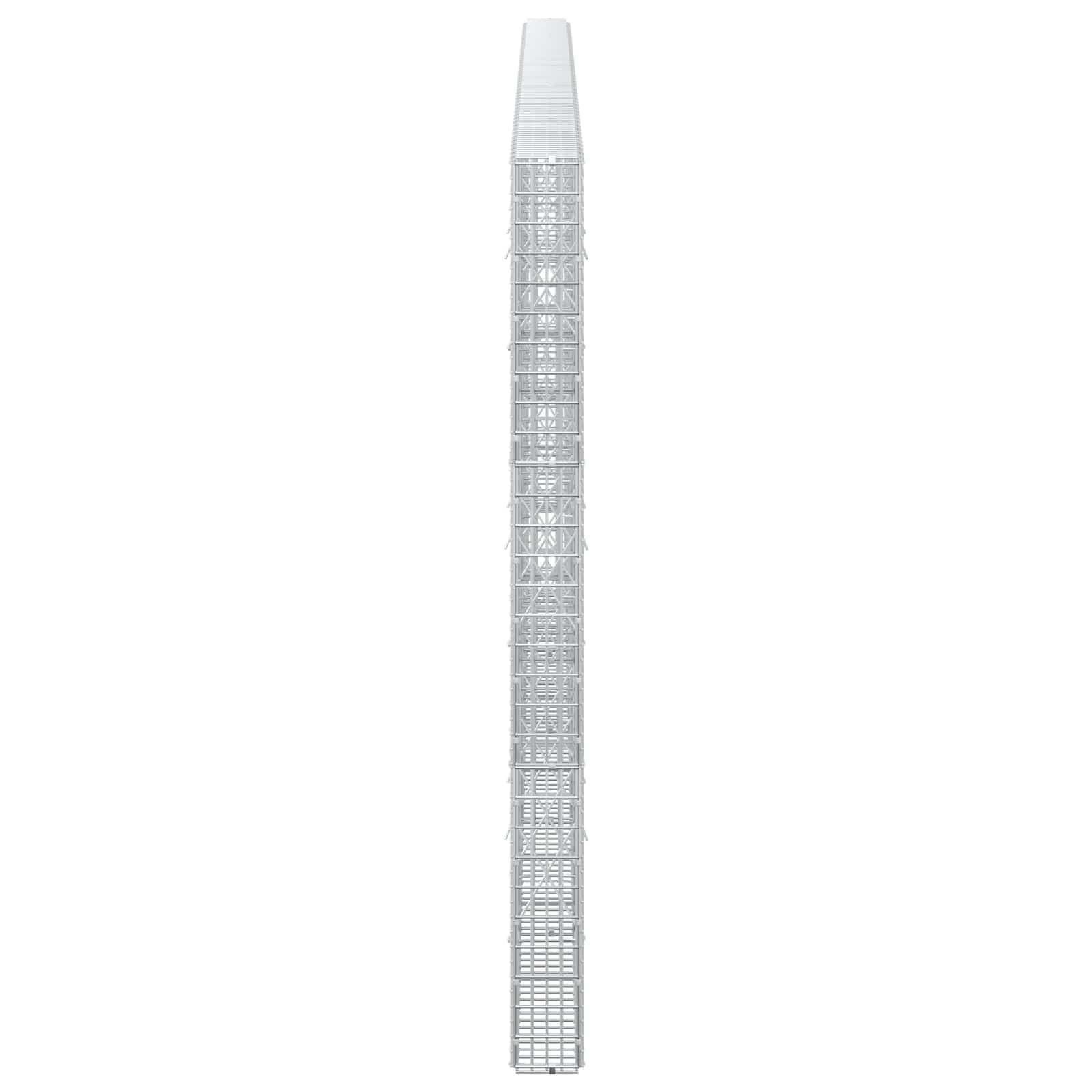 Γκαμπιόν με σύρμα 5 mm και πλέγμα 5x2,5 cm 500x10x150 εκ - Image 4