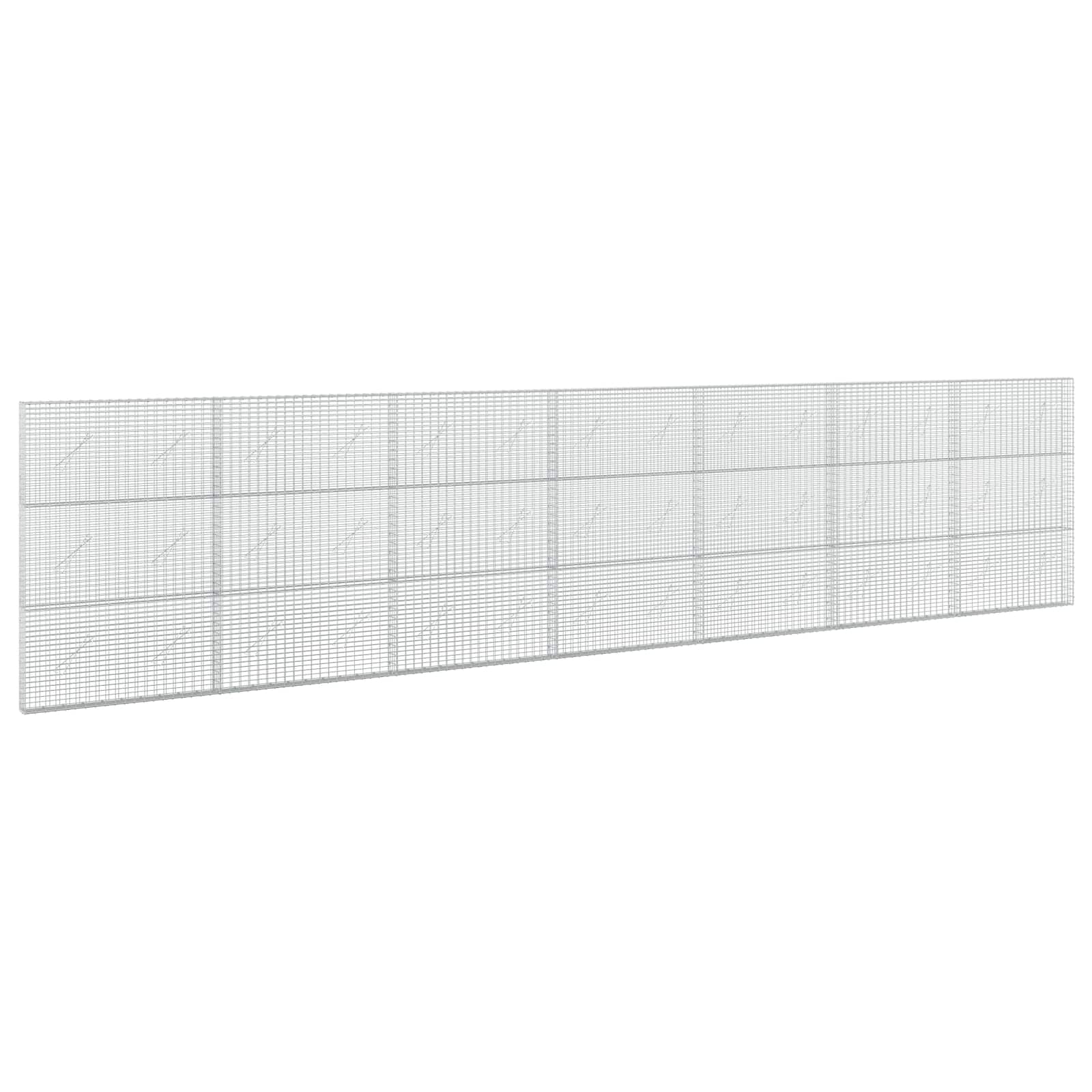 Γκαμπιόν με σύρμα 5 mm και πλέγμα 5x2,5 cm 700x10x150 εκ. - Image 2