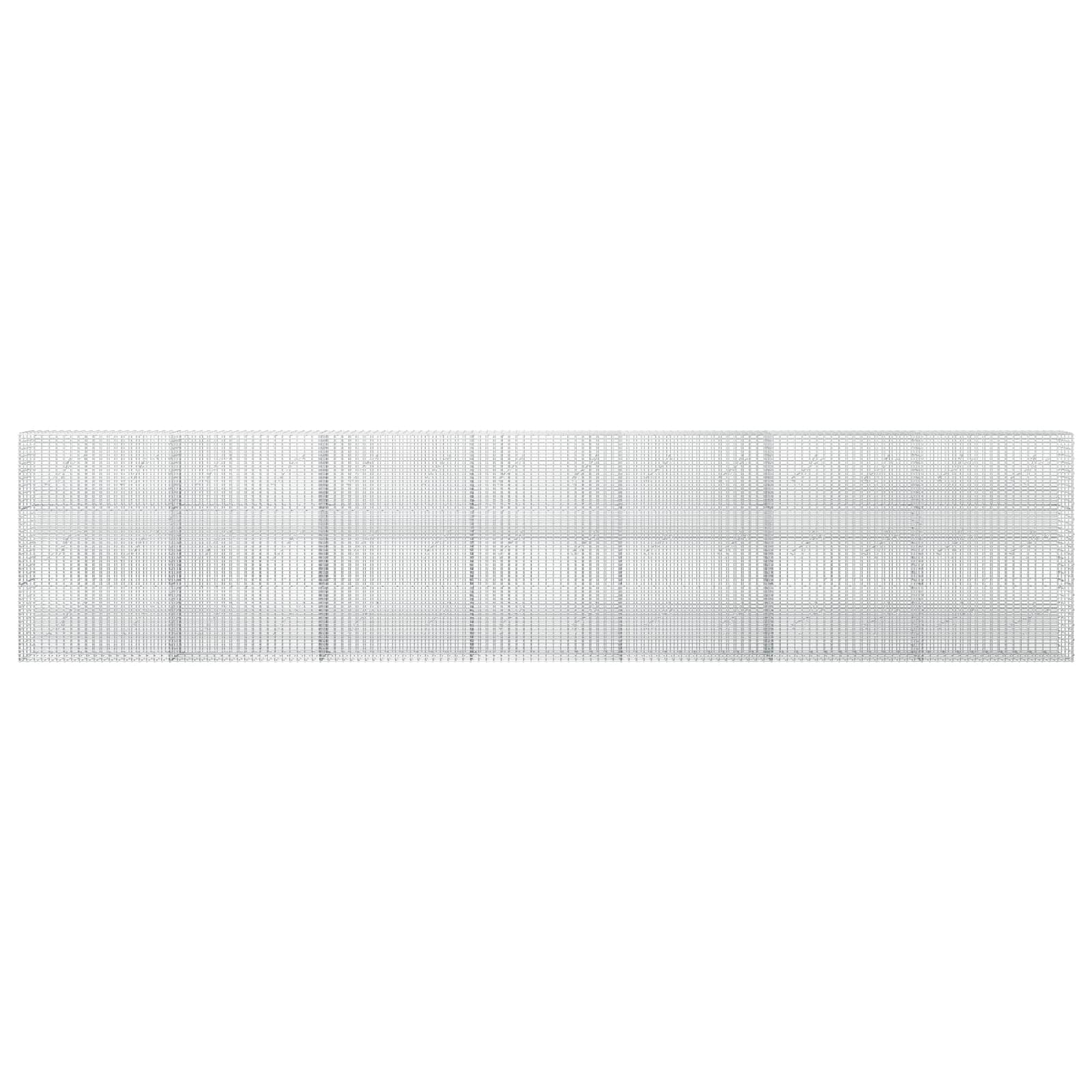 Γκαμπιόν με σύρμα 5 mm και πλέγμα 5x2,5 cm 700x10x150 εκ. - Image 3
