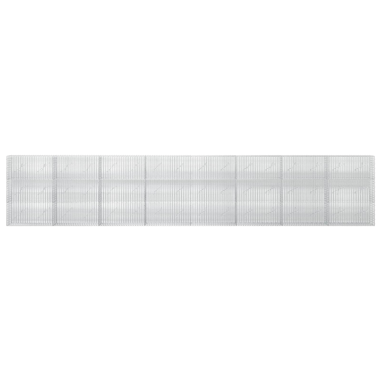 Γκαμπιόν με σύρμα 5 mm και πλέγμα 5x2,5 cm 800x10x150 εκ - Image 3