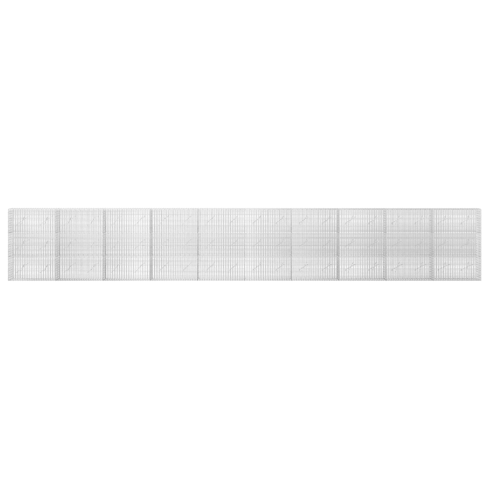 Γκαμπιόν με σύρμα 5 mm και πλέγμα 5x2,5 cm 1000x10x150 εκ - Image 3