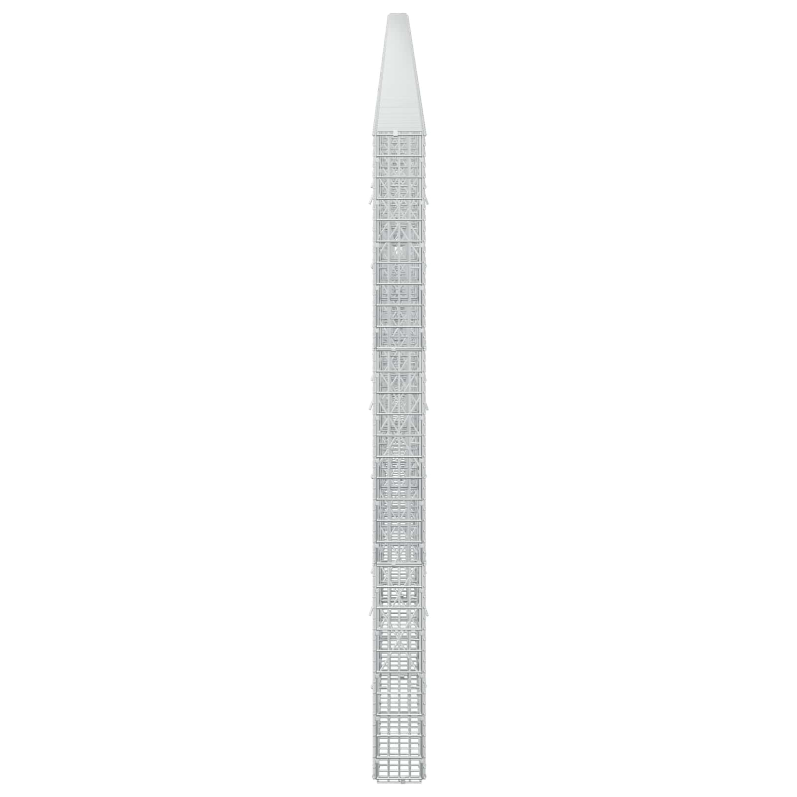 Gabion z žico 5 mm in mrežo 5x2,5 cm 1200x10x150 cm