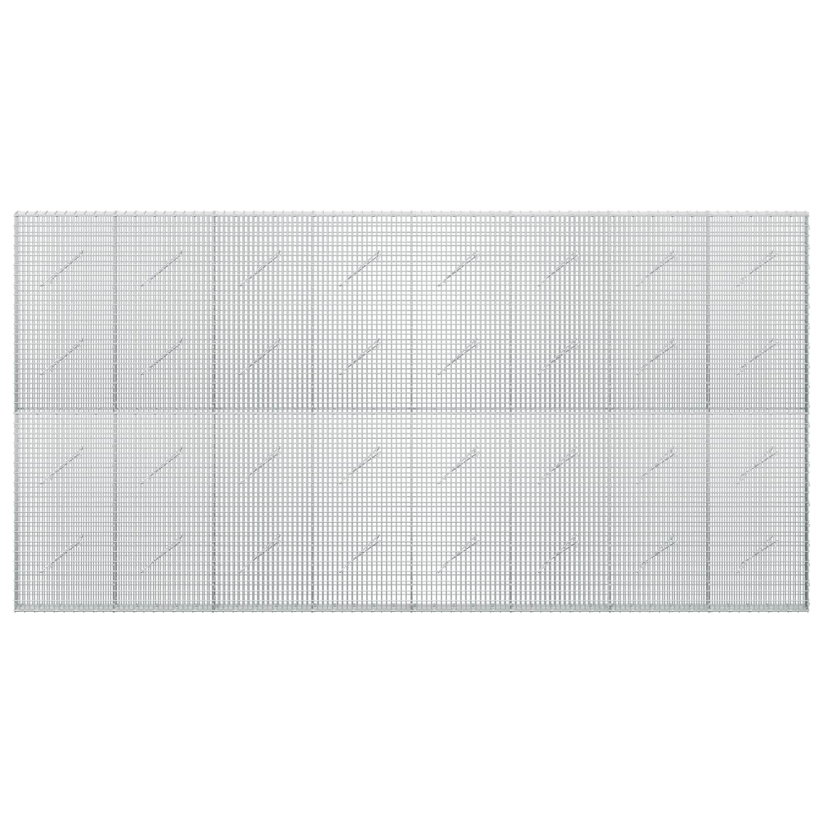 Γκαμπιόν με σύρμα 5 mm και πλέγμα 5x2,5 cm 400x10x200 εκ - Image 3