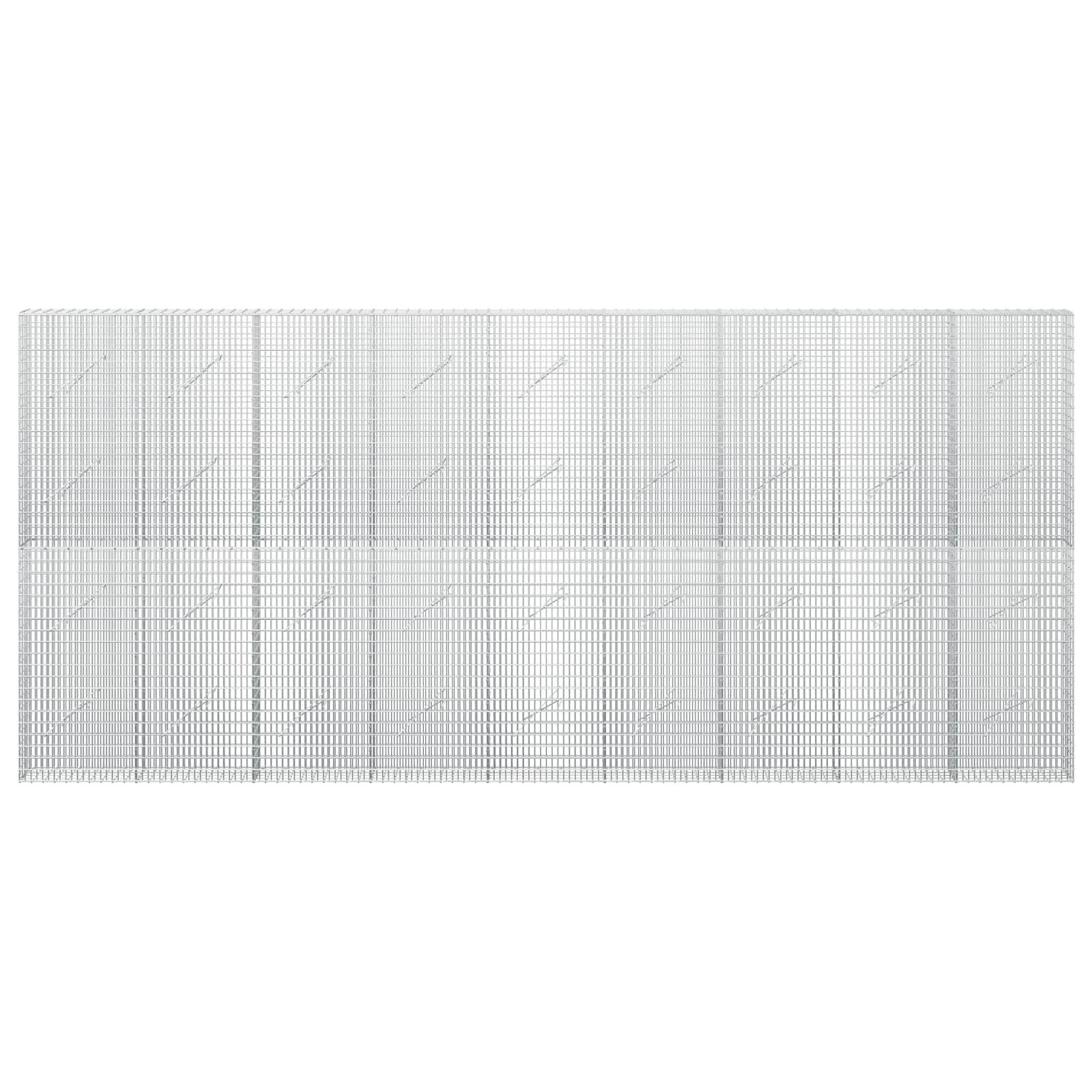Γκαμπιόν με σύρμα 5 mm και πλέγμα 5x2,5 cm 450x10x200 εκ - Image 3