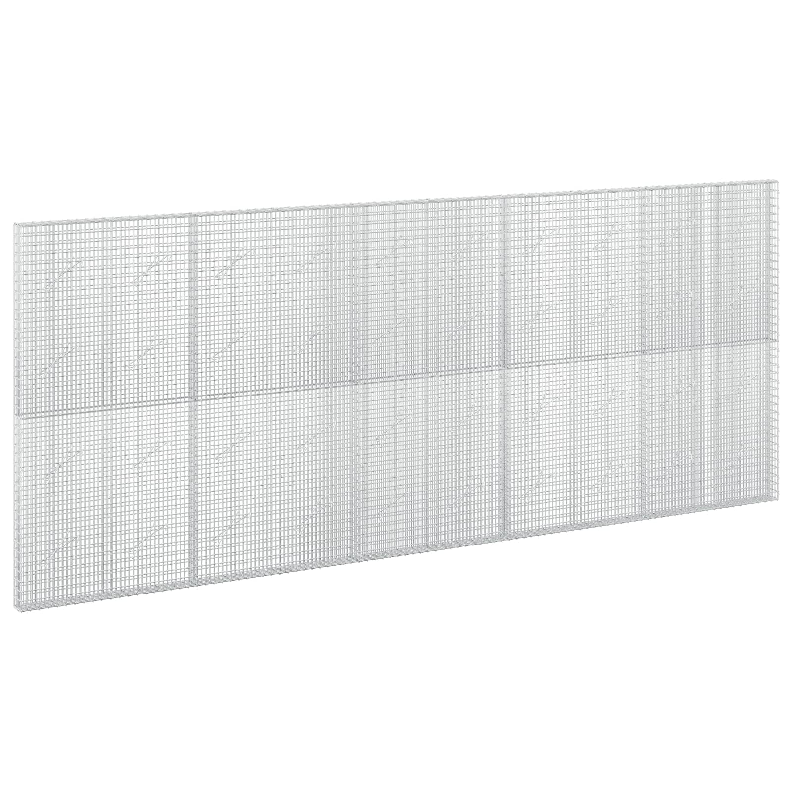 vidaXL Gabion s drátem 5 mm a síťkou 5x2,5 cm 500x10x200 cm