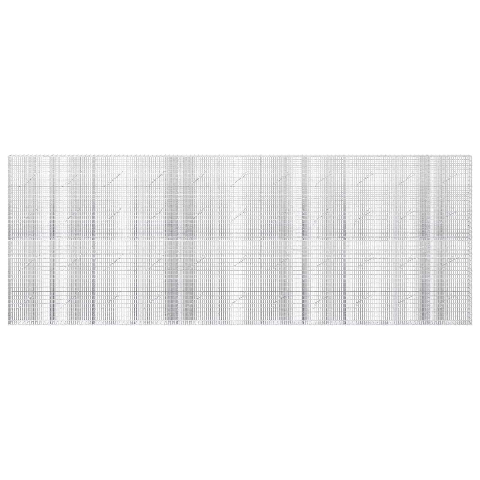 Γκαμπιόν με σύρμα 5 mm και πλέγμα 5x2,5 cm 550x10x200 εκ - Image 3