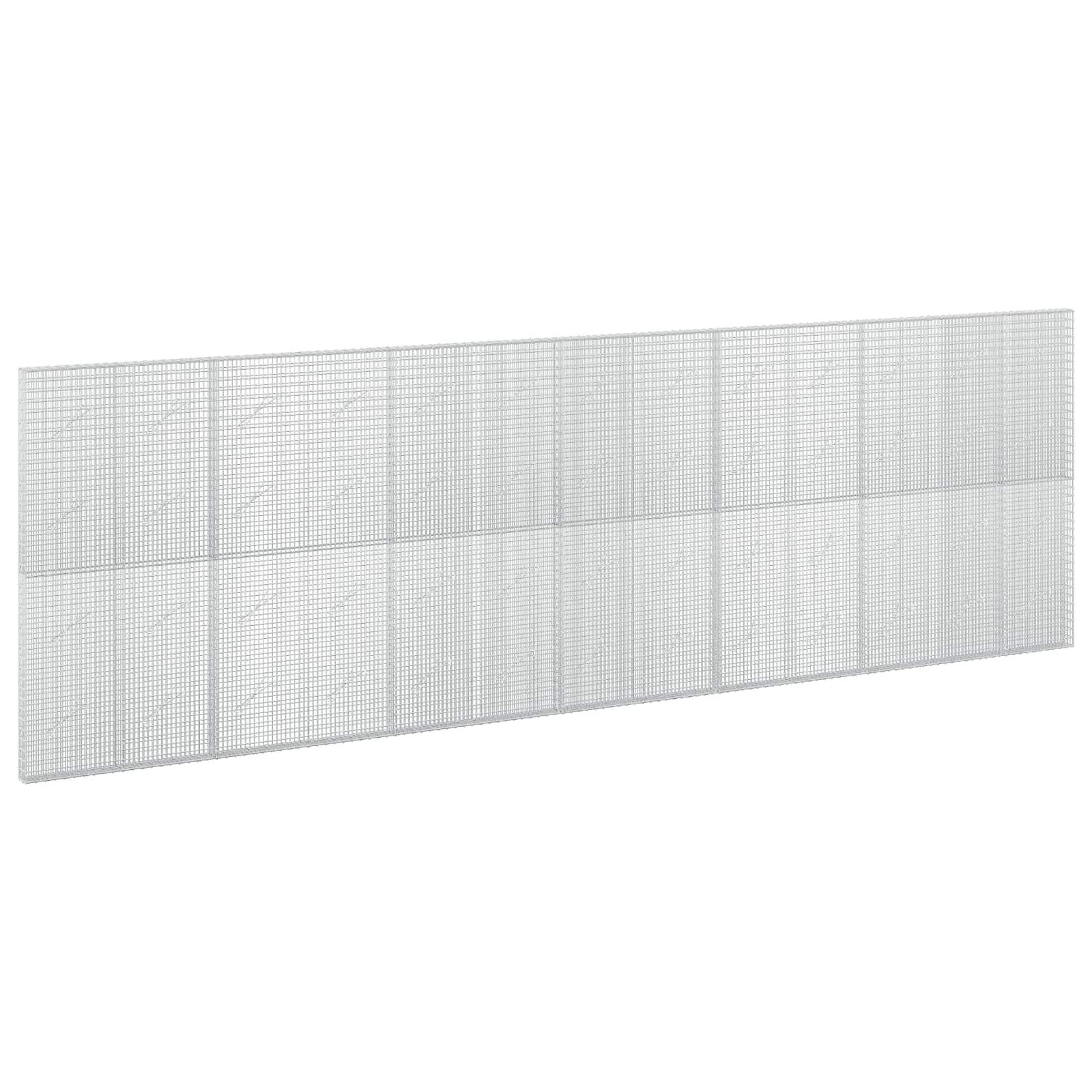 vidaXL Gabion s drátem 5 mm a síťkou 5x2,5 cm 650x10x200 cm