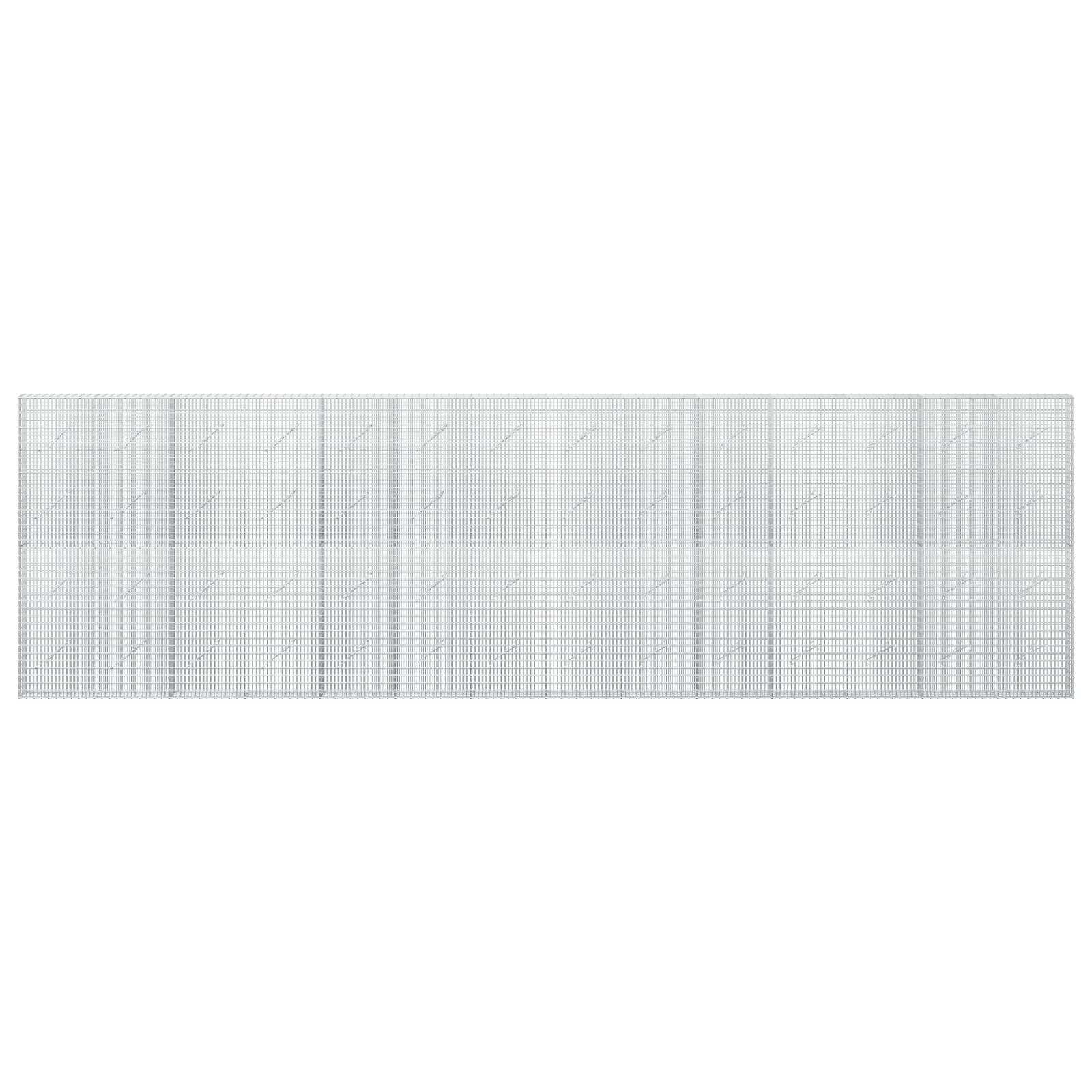 Γκαμπιόν με σύρμα 5 mm και πλέγμα 5x2,5 cm 700x10x200 εκ - Image 3
