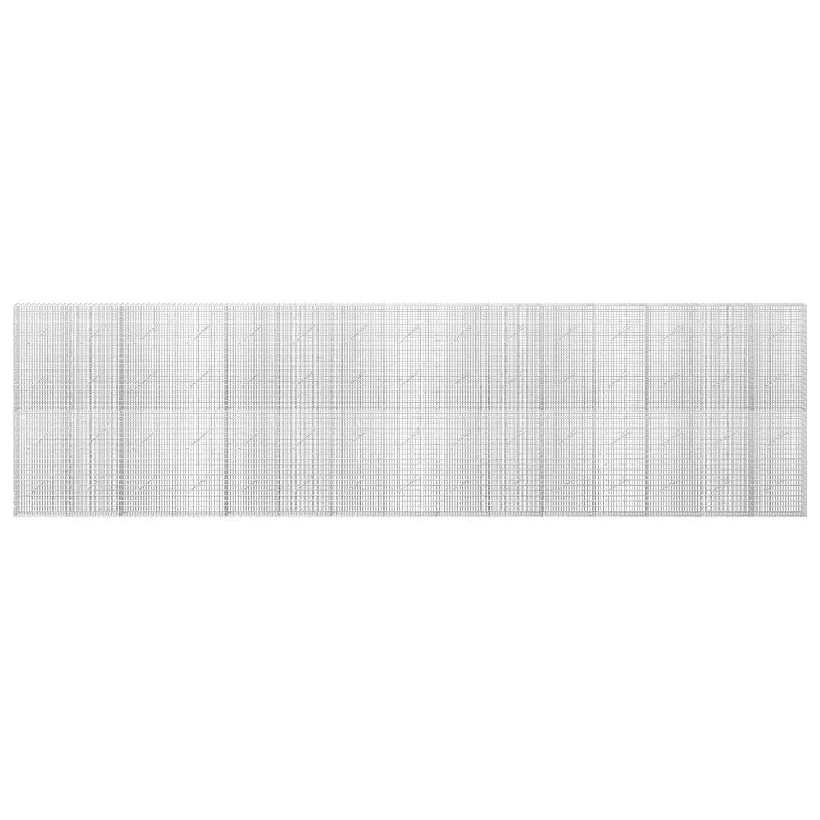 Γκαμπιόν με σύρμα 5 mm και πλέγμα 5x2,5 cm 750x10x200 εκ - Image 3
