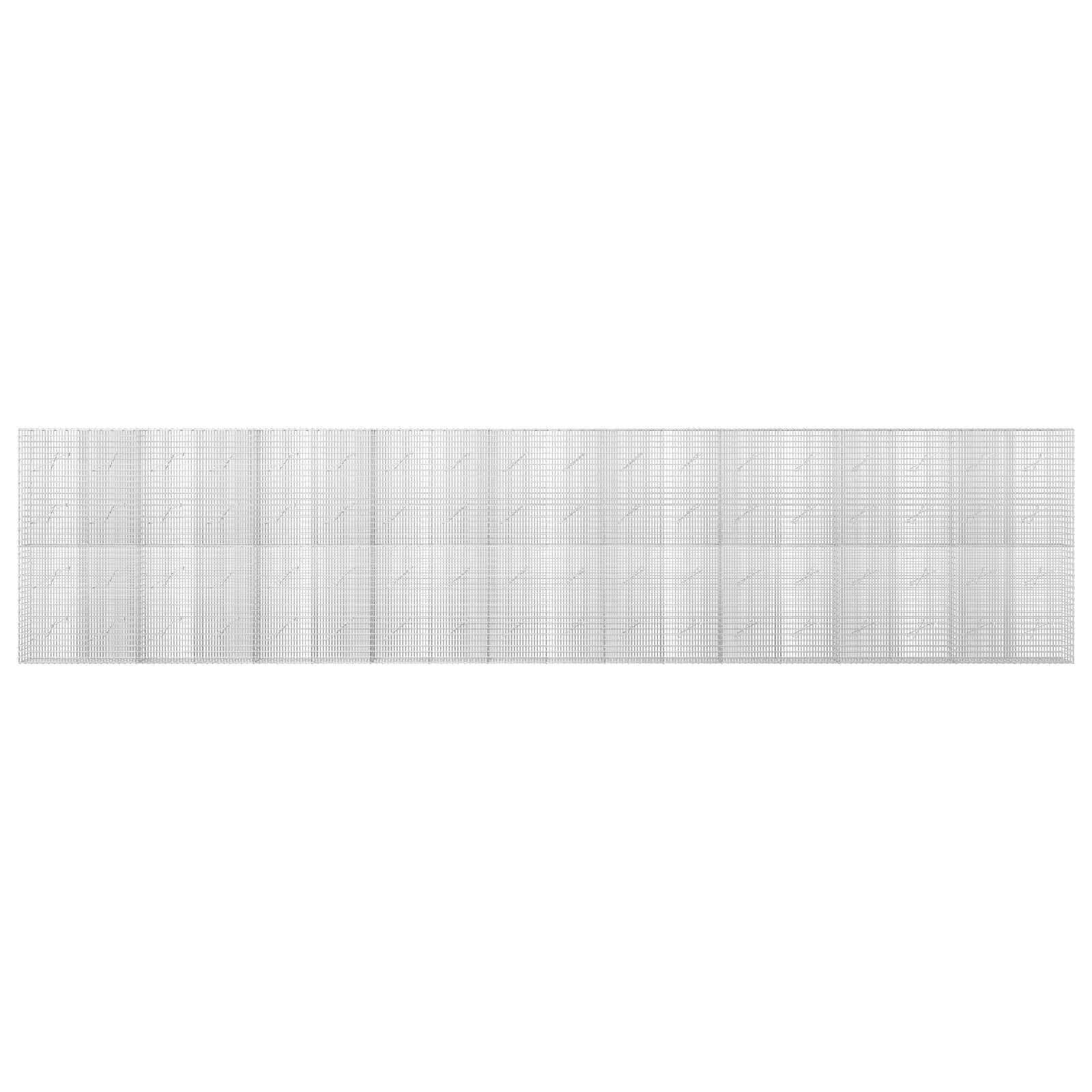 Γκαμπιόν με σύρμα 5 mm και πλέγμα 5x2,5 cm 900x10x200 εκ - Image 3