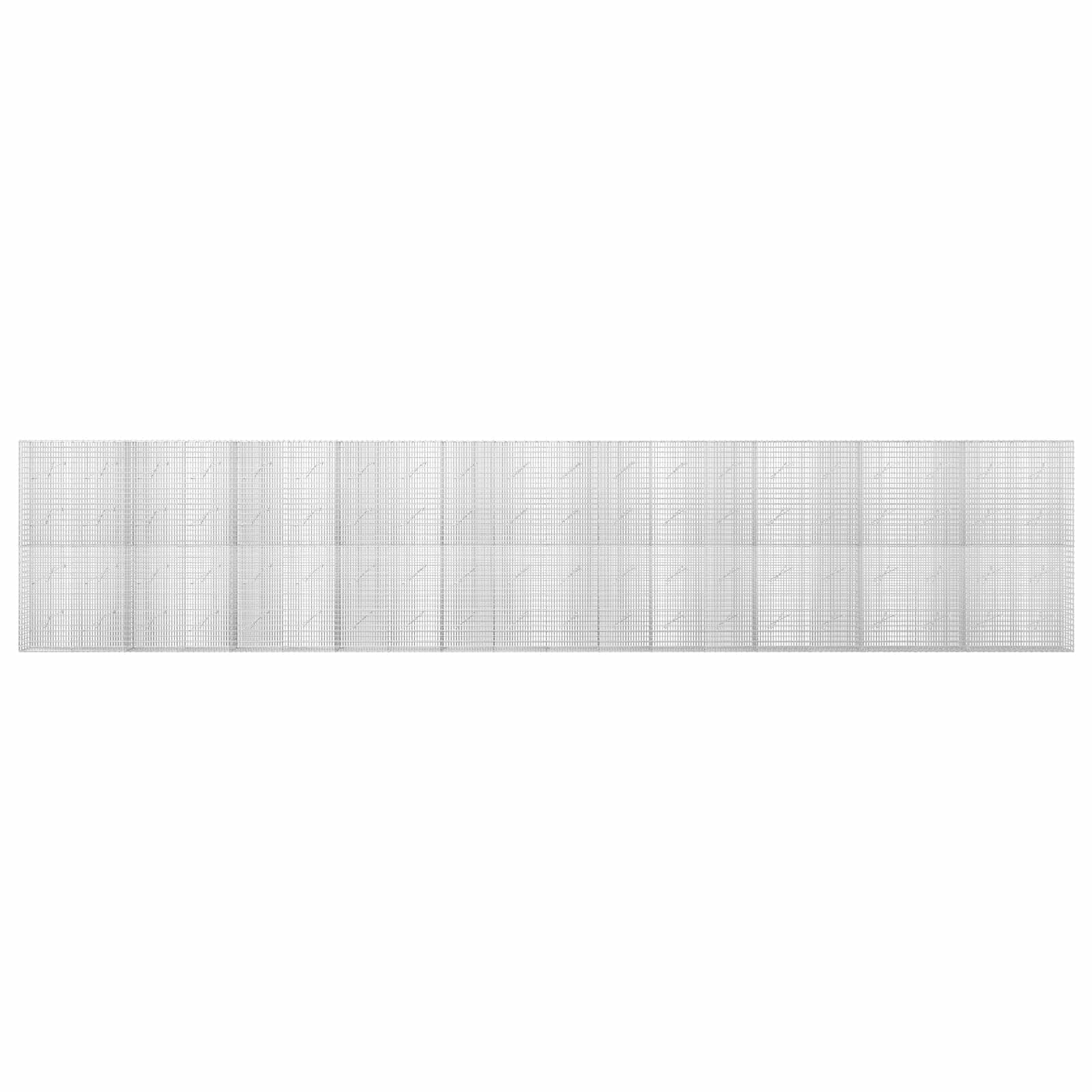 Γκαμπιόν με σύρμα 5 mm και πλέγμα 5x2,5 cm 1000x10x200 εκ - Image 3