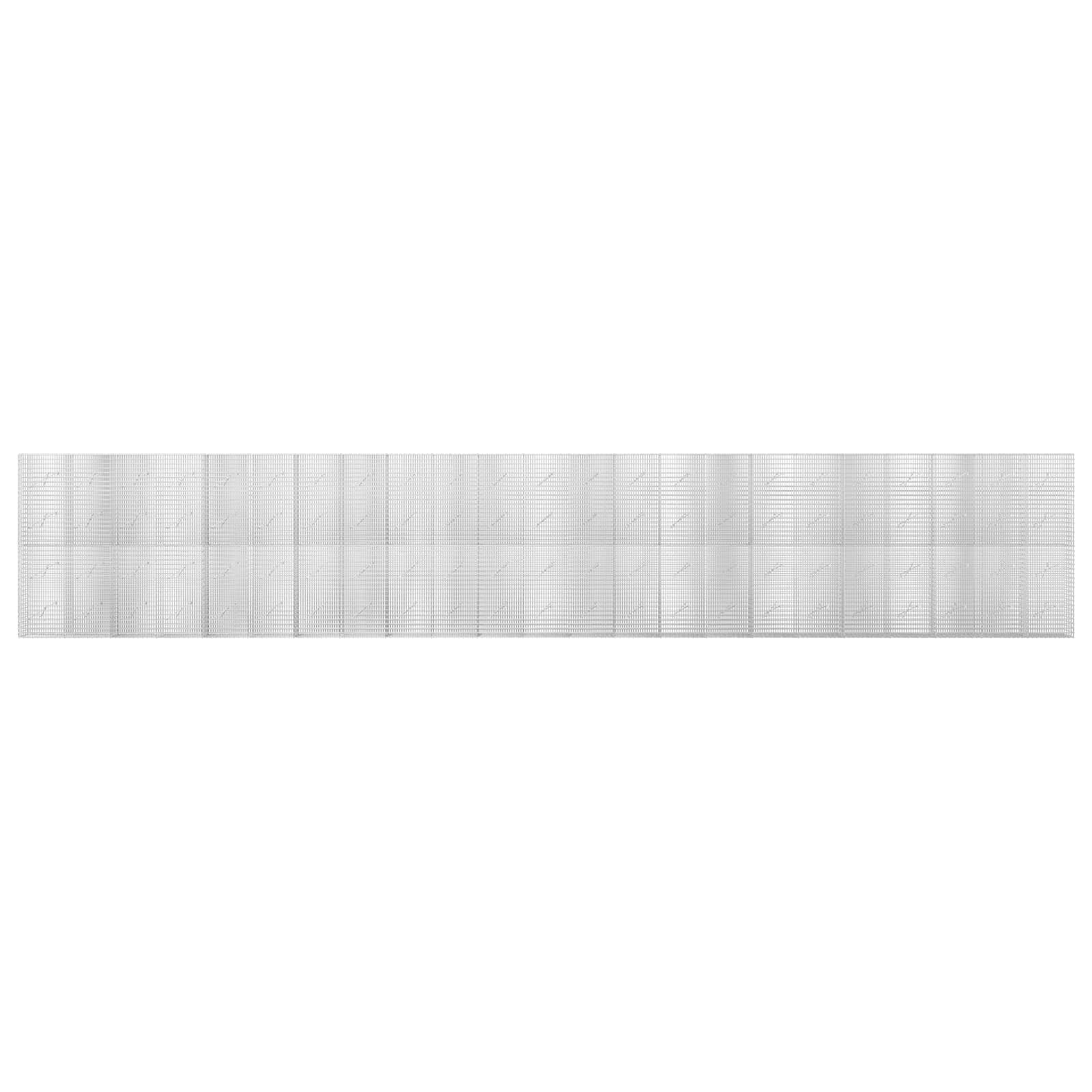 Γκαμπιόν με σύρμα 5 mm και πλέγμα 5x2,5 cm 1150x10x200 εκ - Image 3
