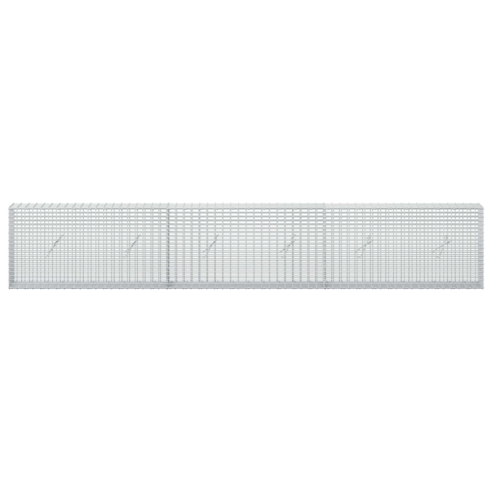 Γκαμπιόν με σύρμα 5 mm και πλέγμα 5x2,5 cm 300x20x50 εκ - Image 3