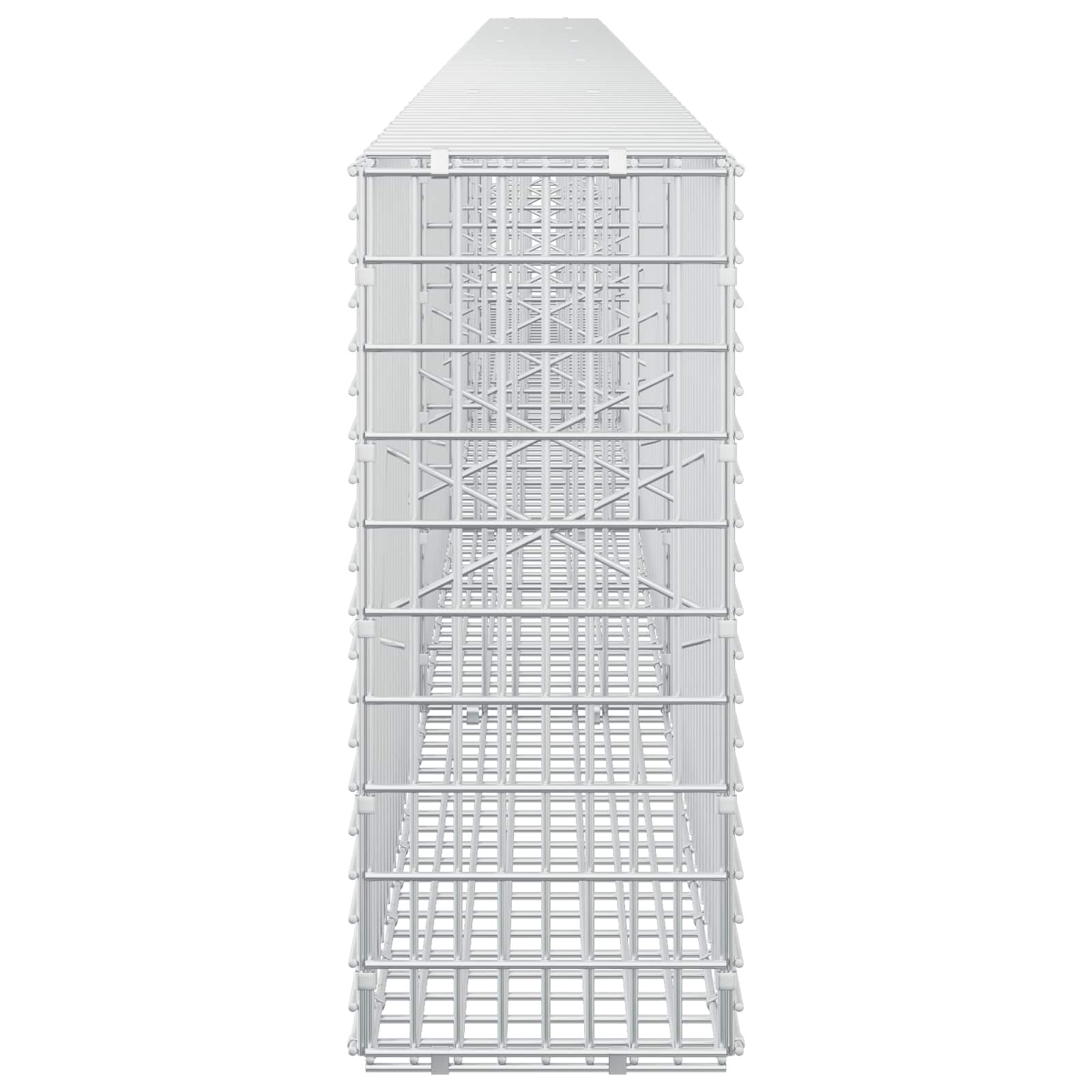 Γκαμπιόν με σύρμα 5 mm και πλέγμα 5x2,5 cm 500x20x50 εκ - Image 4