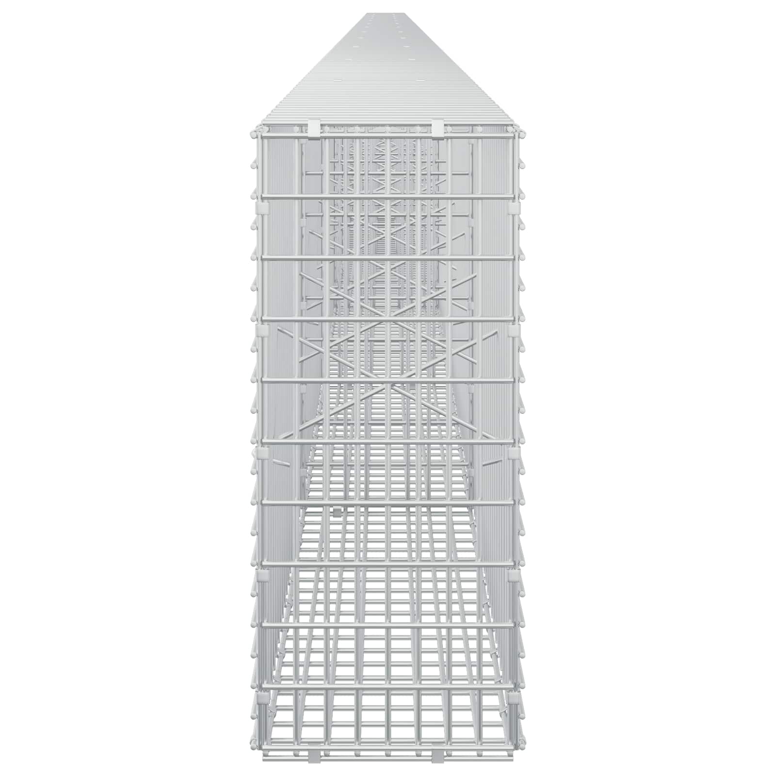 Γκαμπιόν με σύρμα 5 mm και πλέγμα 5x2,5 cm 1200x20x50 εκ - Image 4
