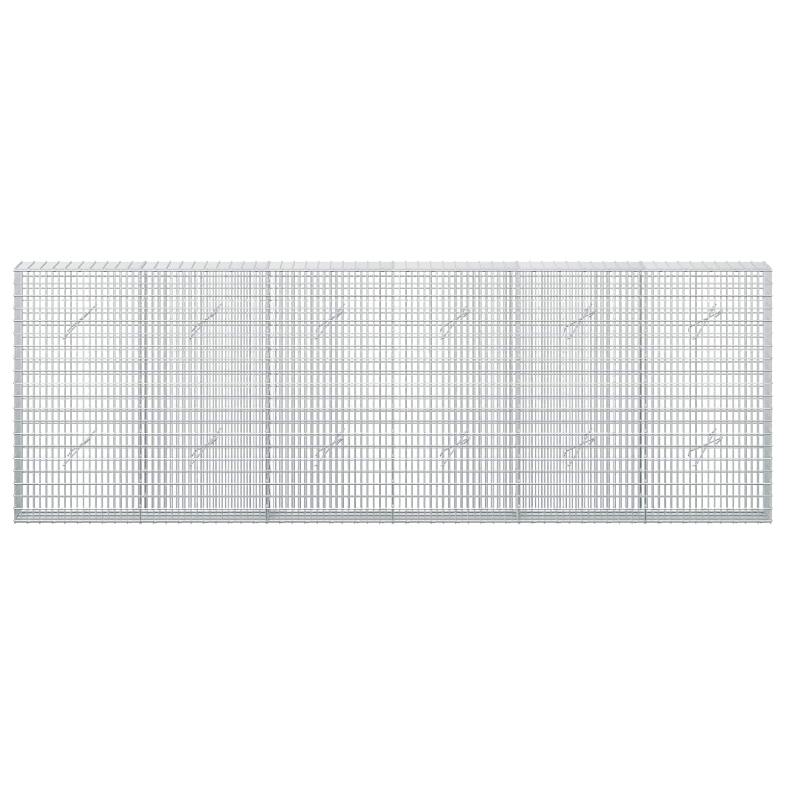 Gabion z žico 5 mm in mrežo 5x2,5 cm 300x20x100 cm