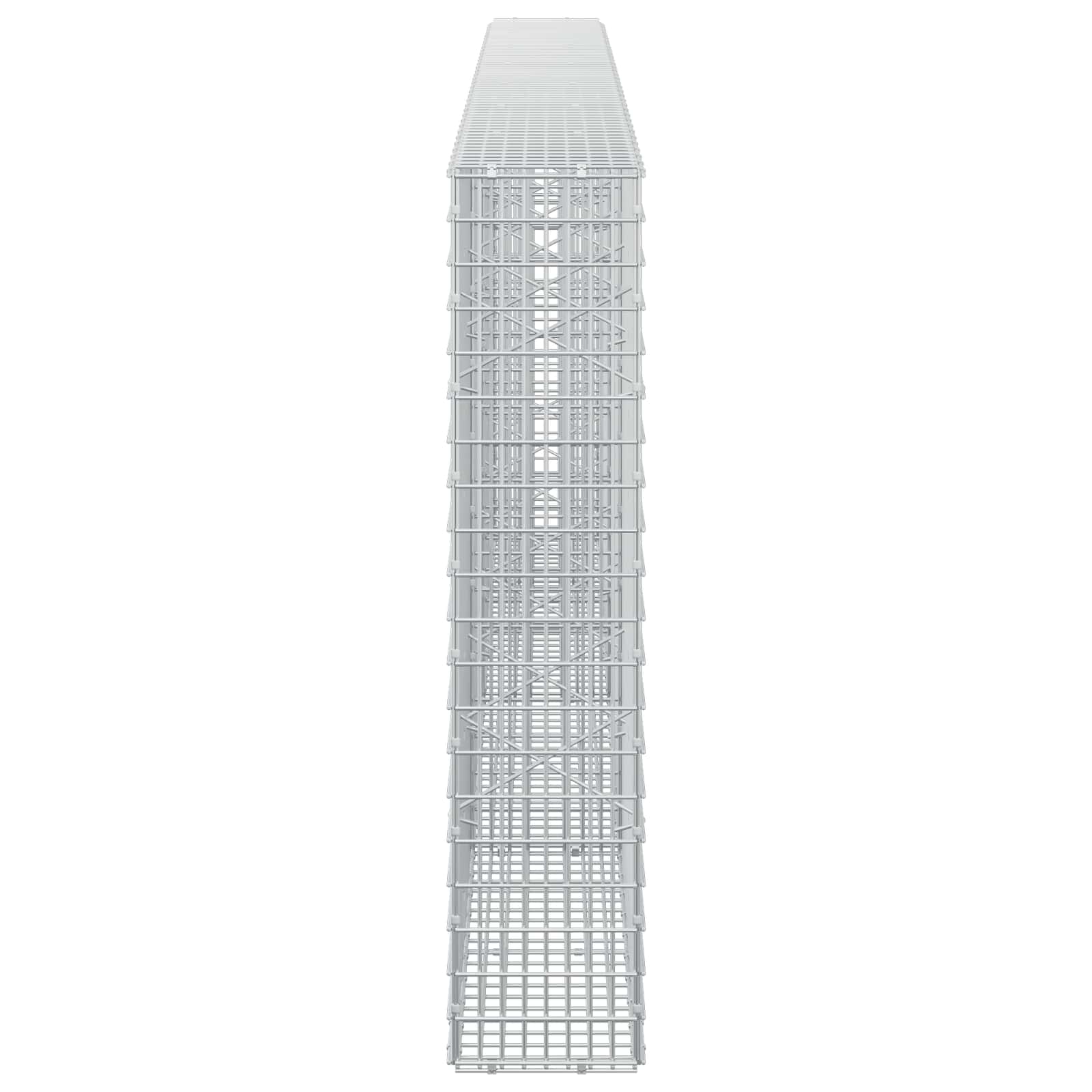 Γκαμπιόν με σύρμα 5 mm και πλέγμα 5x2,5 cm 350x20x100 εκ - Image 4