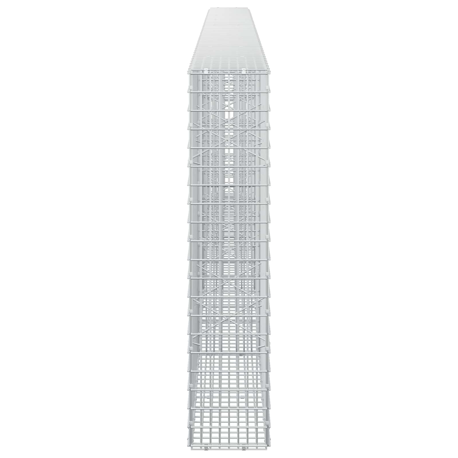 Γκαμπιόν με σύρμα 5 mm και πλέγμα 5x2,5 cm 450x20x100 εκ - Image 4