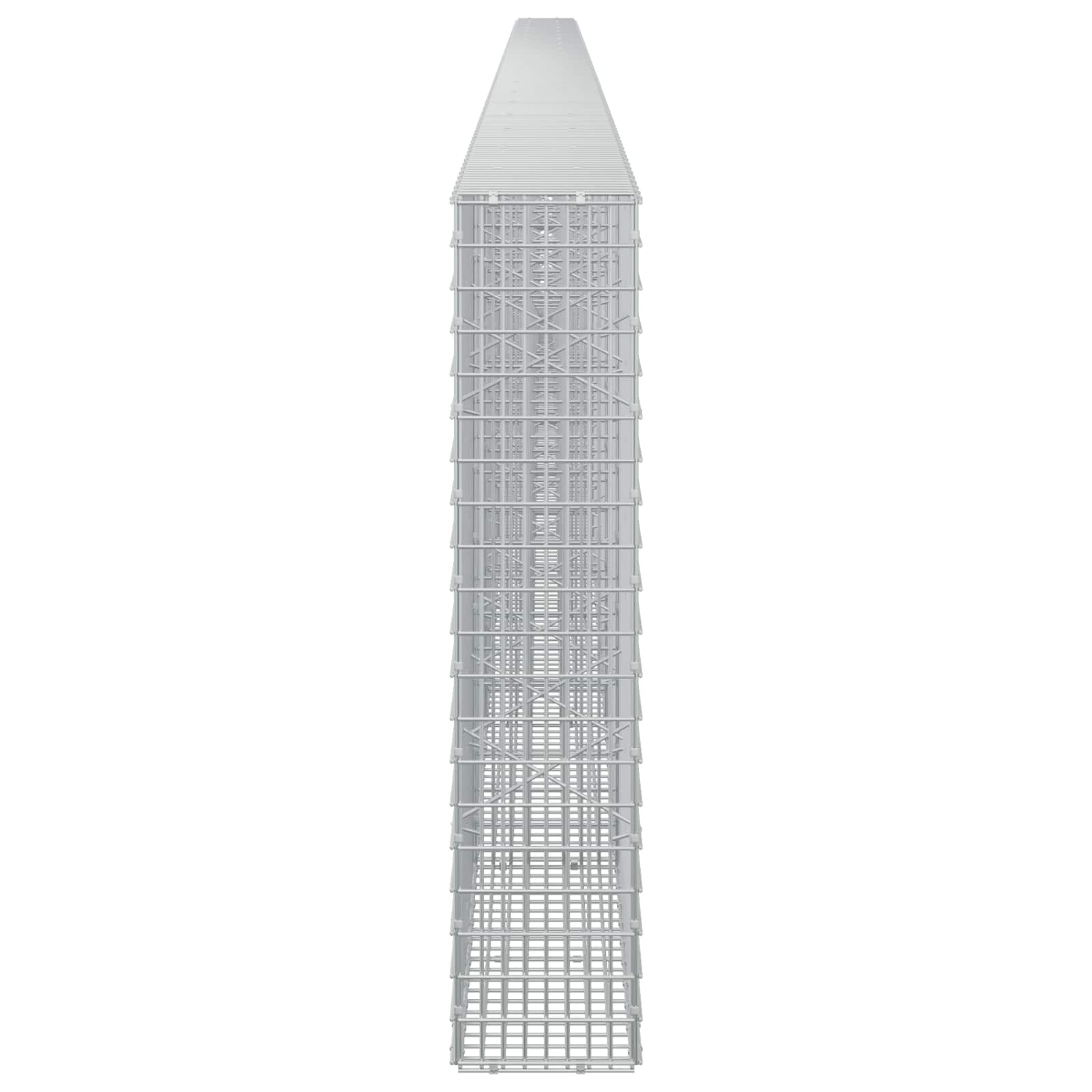 Gabion z žico 5 mm in mrežo 5x2,5 cm 1000x20x100 cm
