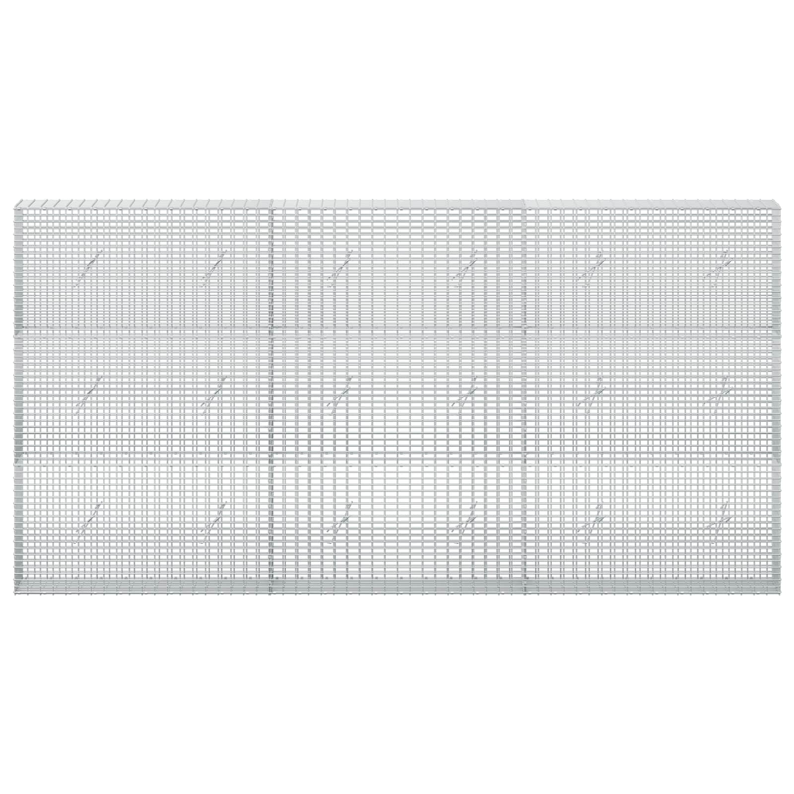 Γκαμπιόν με σύρμα 5 mm και πλέγμα 5x2,5 cm 300x20x150 εκ - Image 3