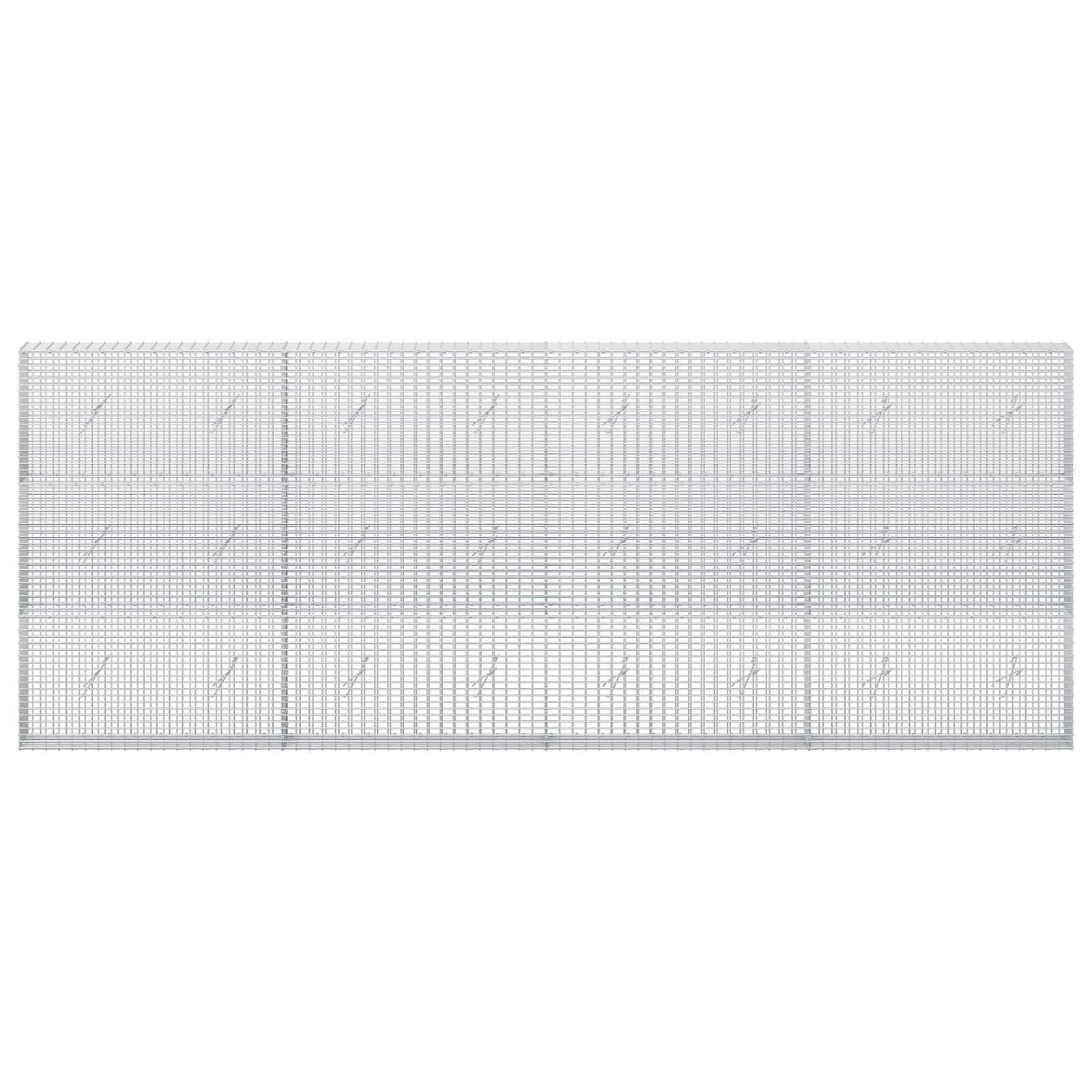 Γκαμπιόν με σύρμα 5 mm και πλέγμα 5x2,5 cm 400x20x150 εκ - Image 3