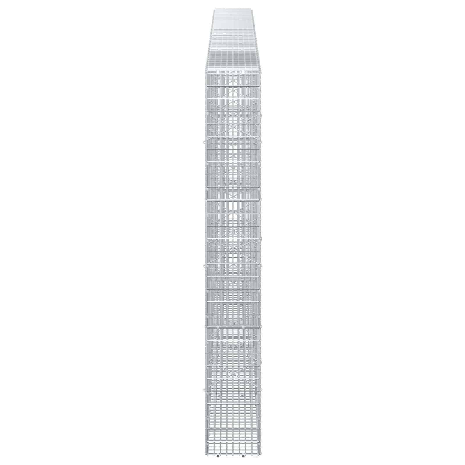 Γκαμπιόν με σύρμα 5 mm και πλέγμα 5x2,5 cm 400x20x150 εκ - Image 4