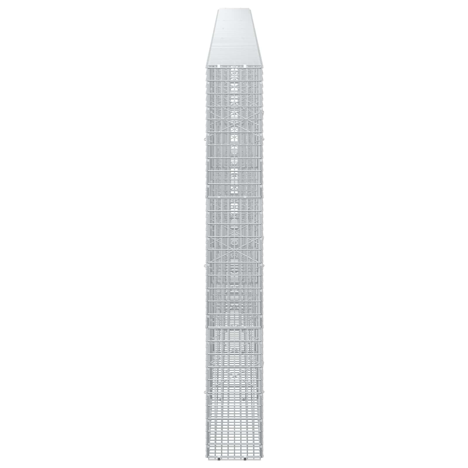 Γκαμπιόν με σύρμα 5 mm και πλέγμα 5x2,5 cm 600x20x150 εκ - Image 4