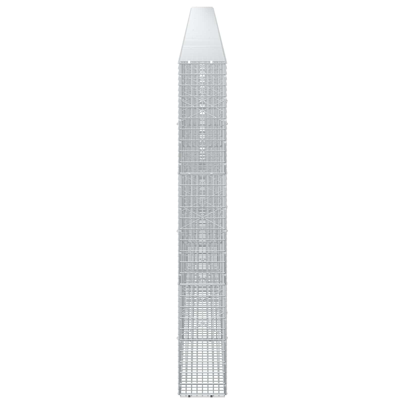 Γκαμπιόν με σύρμα 5 mm και πλέγμα 5x2,5 cm 800x20x150 εκ - Image 4